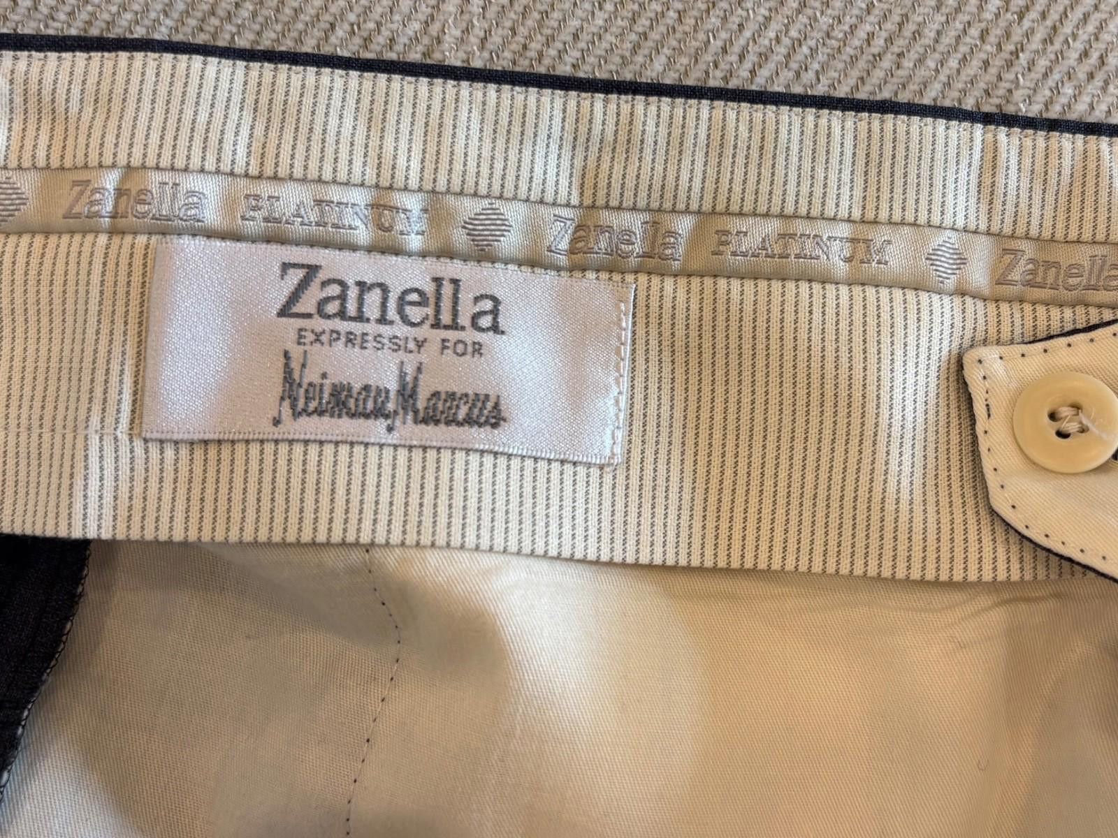 Zanella Zanella Platinum Trousers 36 Regular Charcoal Gray Italy Size US 36 / EU 52 - 9 Thumbnail