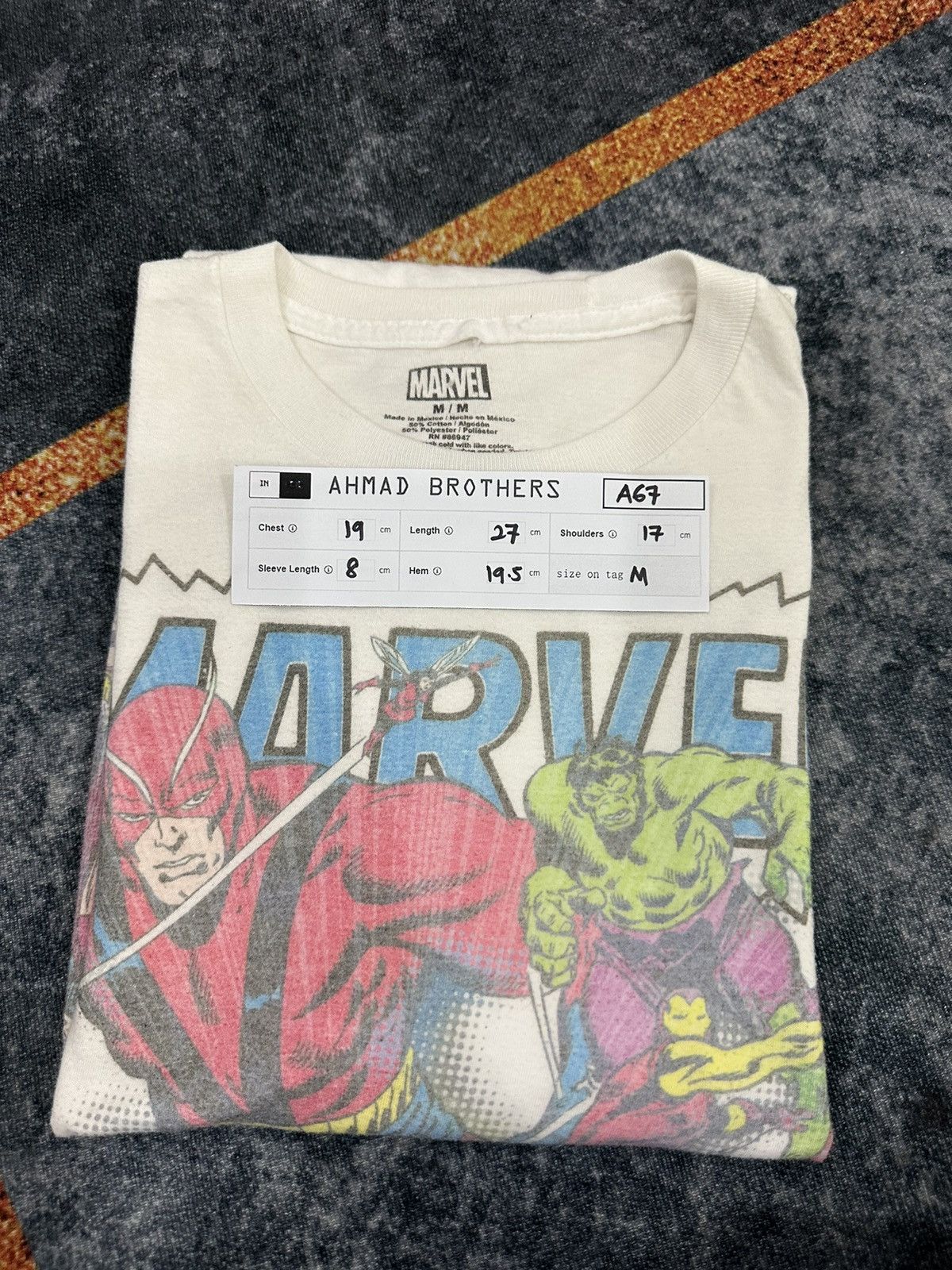 Anime × Marvel Comics Y2k Marvel Comics Printed Tshirt A67 Size US M / EU 48-50 / 2 - 9 Thumbnail