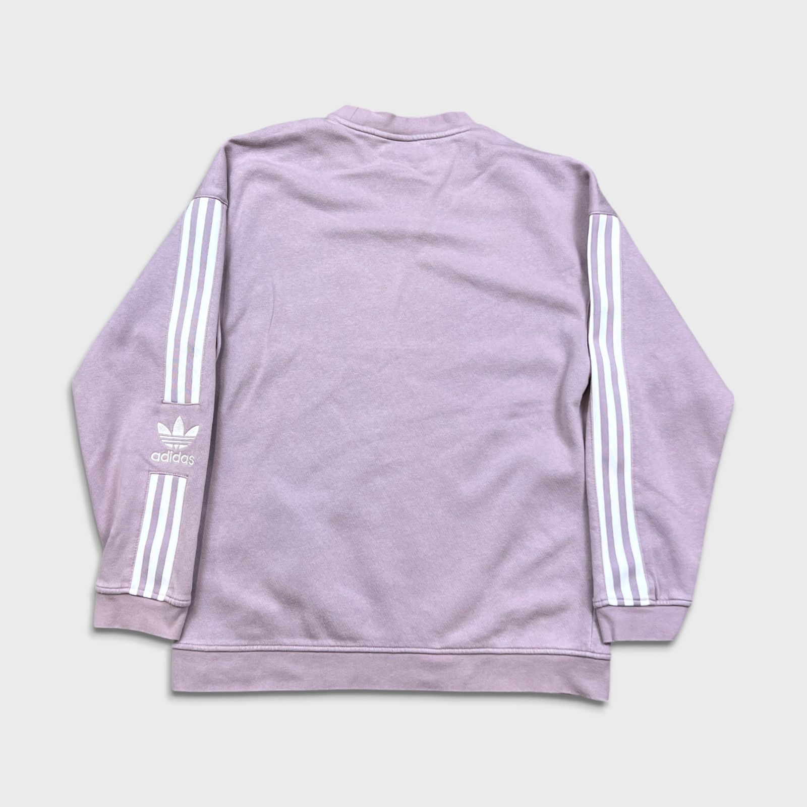 Adidas × Vintage Adidas Sweatshirt Original Trefoil Spell Out Pullover Crew Size S / US 4 / IT 40 - 5 Thumbnail