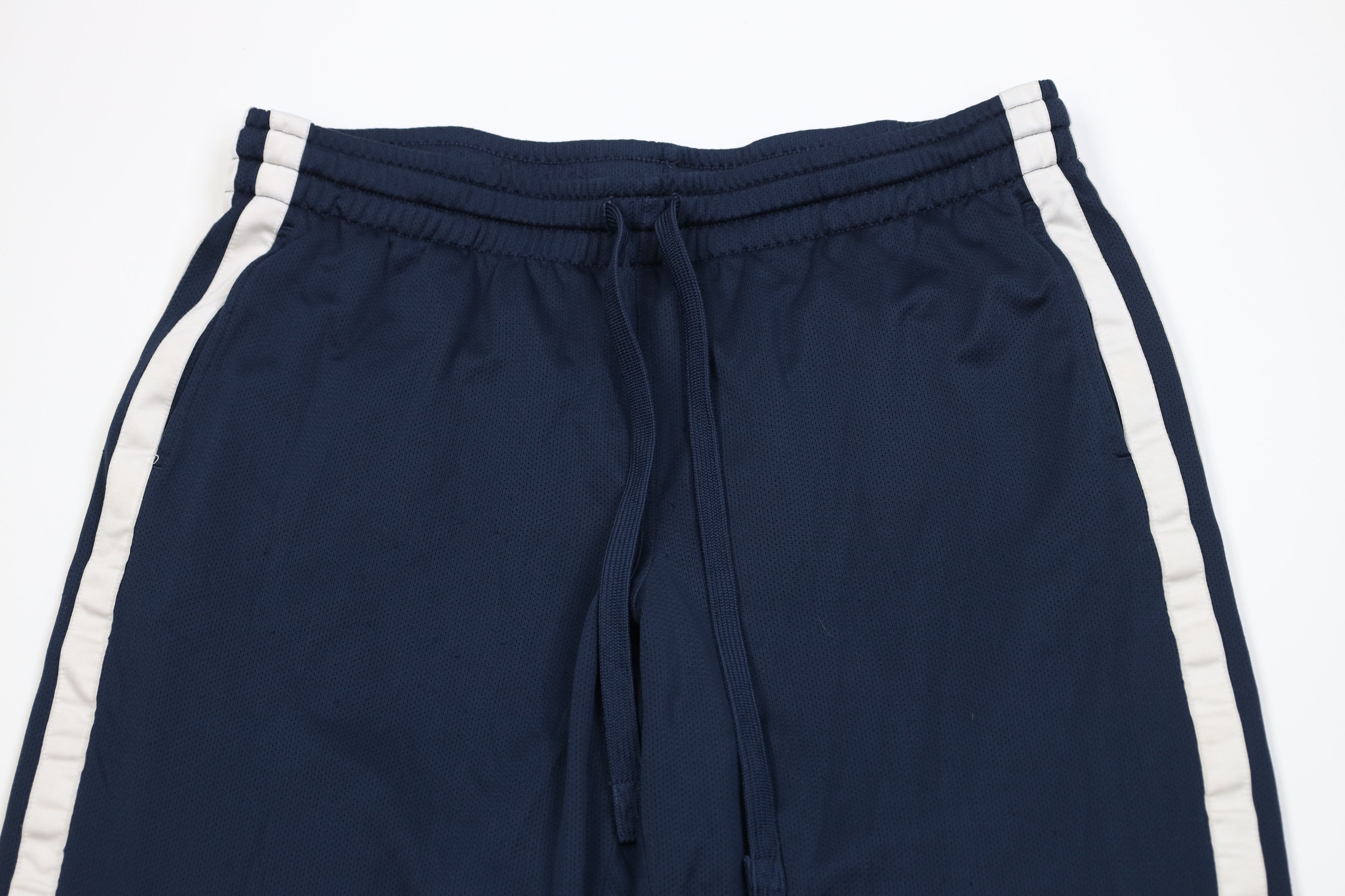 Nike Vintage Y2K Nike Mini Swoosh Knit Wide Leg Pants Navy Blue Size US 38 / EU 54 - 2 Thumbnail