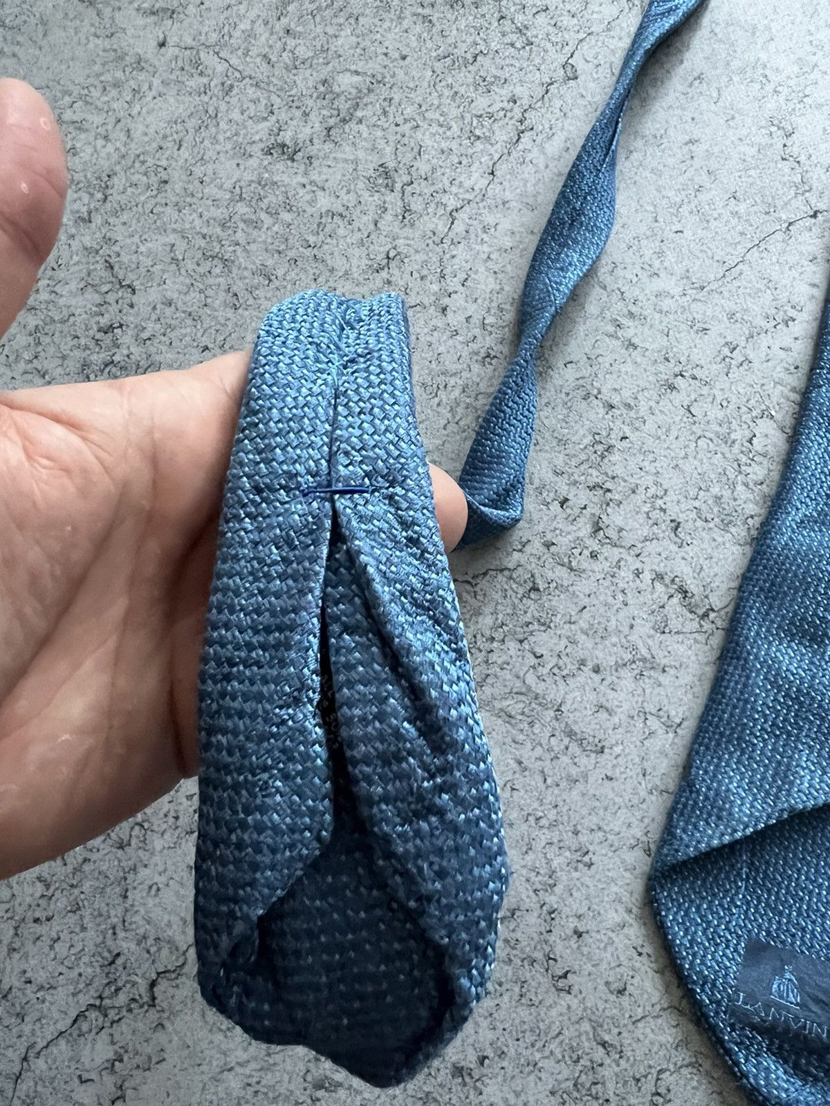 Lanvin Lanvin Silk Tie luxury Vintage Size ONE SIZE - 12 Thumbnail