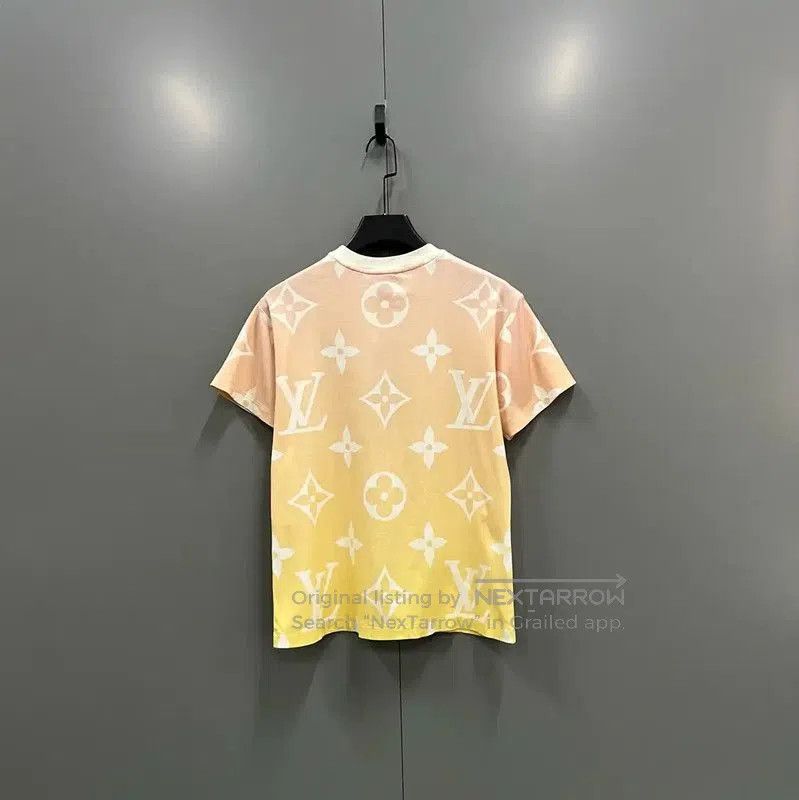 Louis Vuitton Louis Vuitton Colorful Cotton Logo Short Sleeve Tee . Size M / US 6-8 / IT 42-44 - 2 Thumbnail
