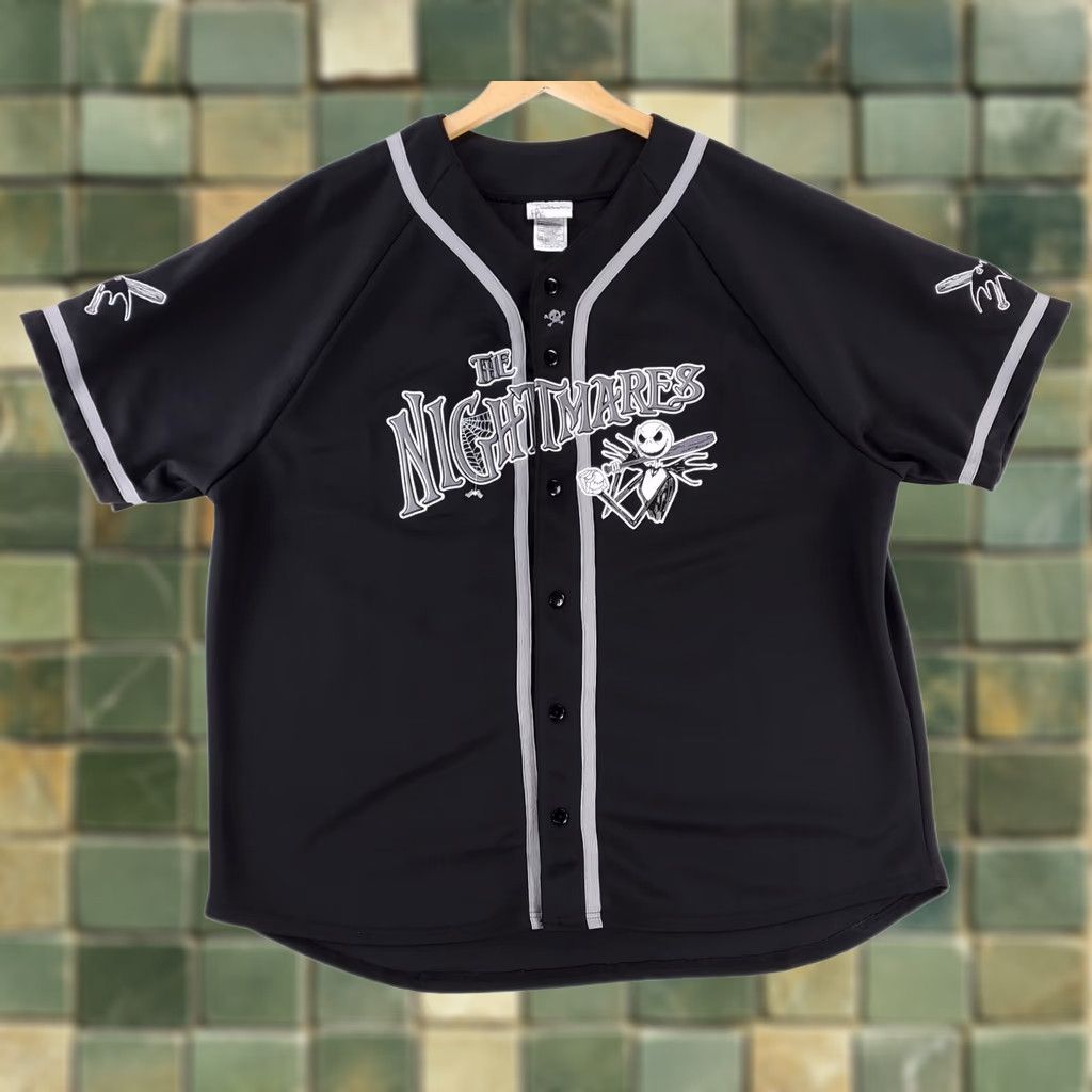 Disney Disney The Nightmare Jersey Black Jack Skellington Mens XXL Jersey Black Men 2XL? Size US XXL / EU 58 / 5 - 1 Thumbnail