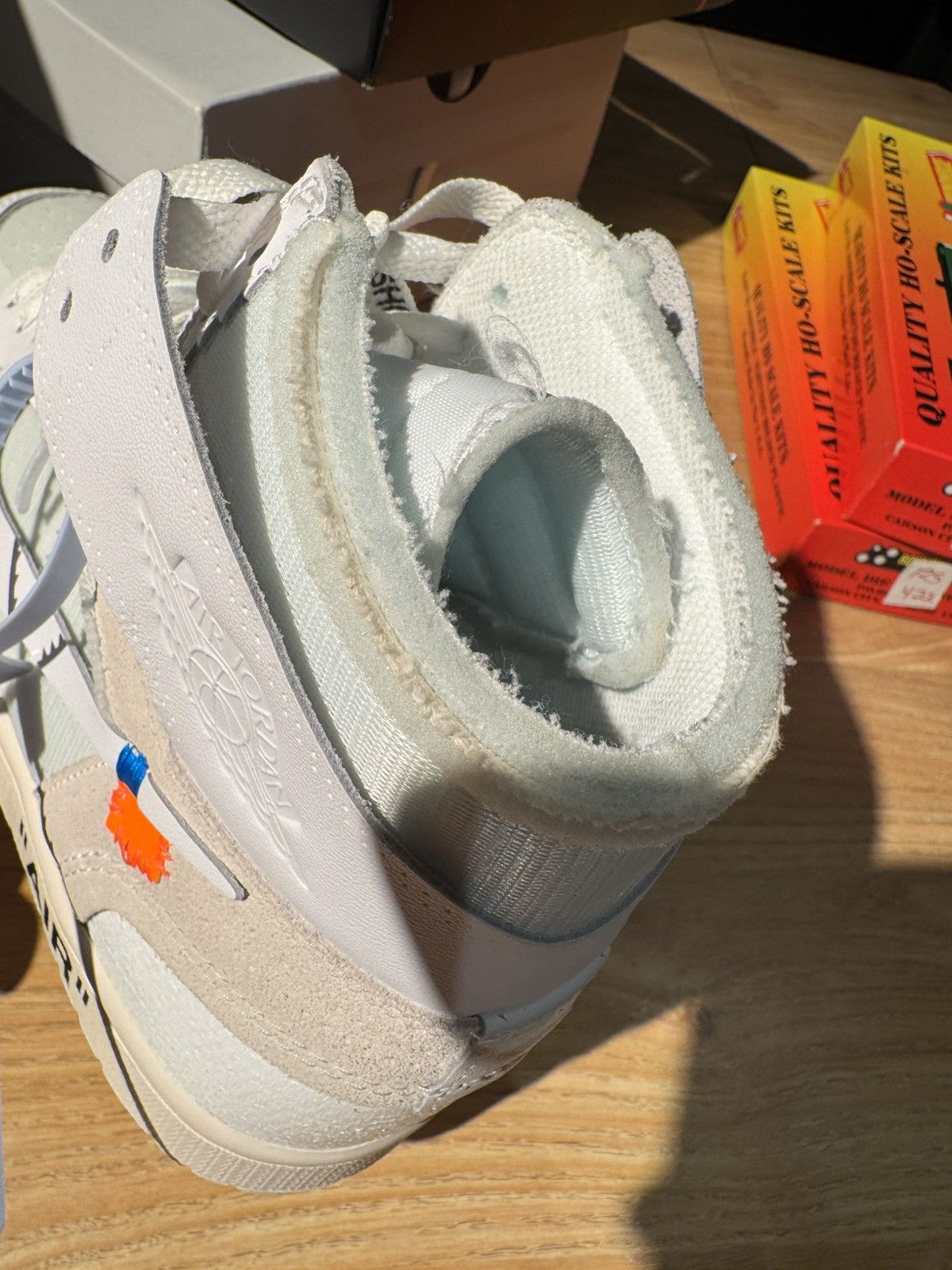 Nike × Off-White × Virgil Abloh Off White x Air Jordan 1 Retro High OG Euro Chicago Virgil Size US 10 / EU 43 - 14 Thumbnail