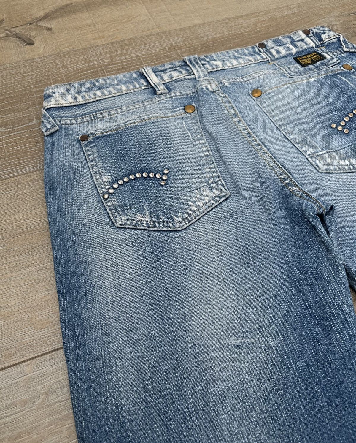 If Six Was Nine CRAZY G-STAR RAW IF SIX WAS NINE VINTAGE FLARED JEANS Size US 31 - 3 Thumbnail