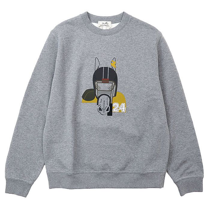 Hermes Hermès Football Horse 24 Cotton Sweatshirt M Textile Sweatshirts & Hoodies DUTY FREE for USA