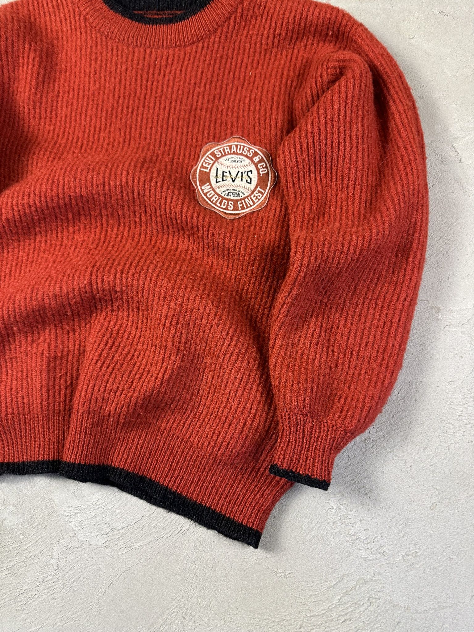 Levi's 90s Vintage Levi's Wool Knit Boxy Sweater Size US M / EU 48-50 / 2 - 5 Thumbnail