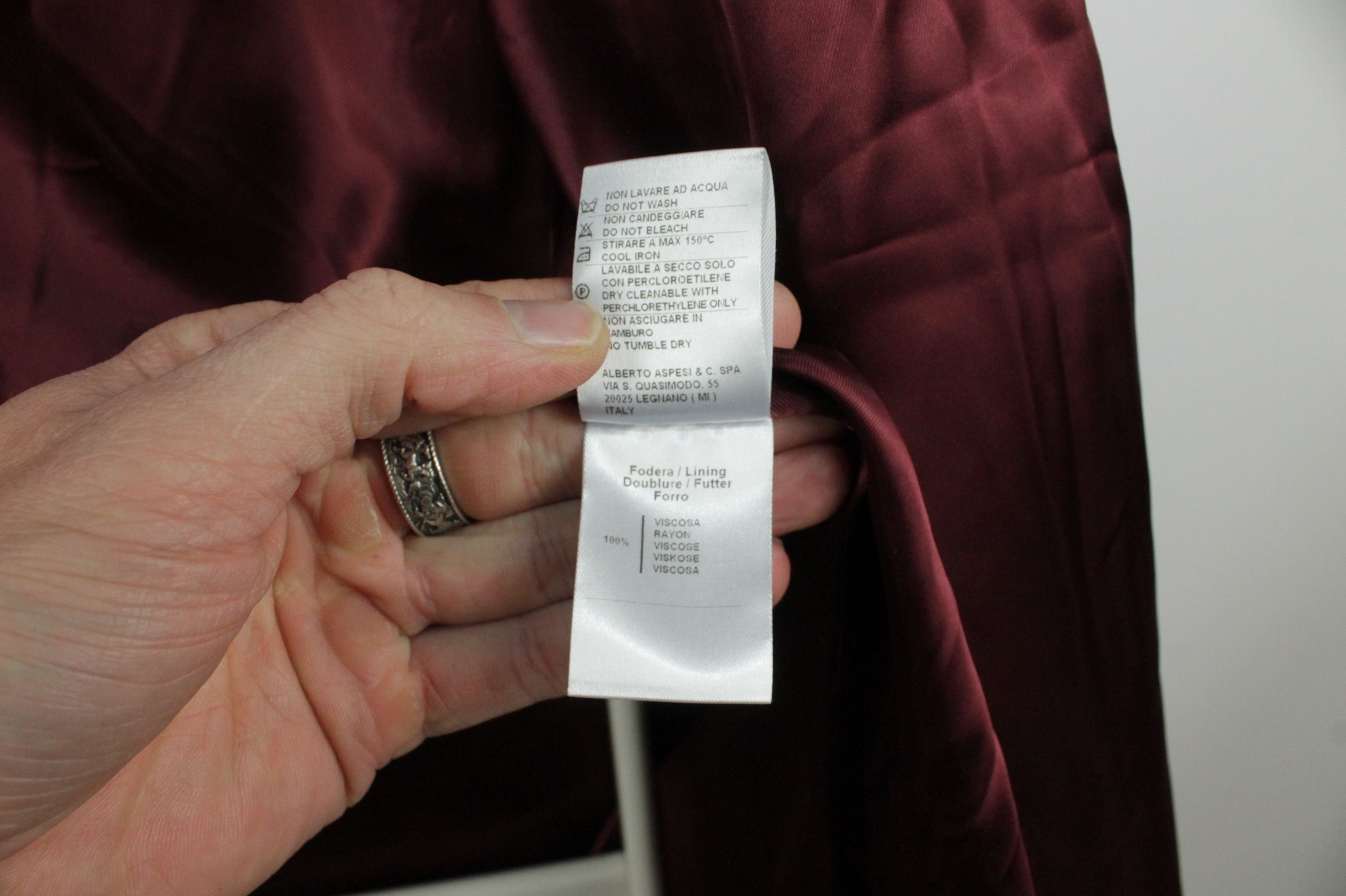 Aspesi Aspesi Loro Piana Alpaca Wool Red Coat Women's Size L / US 10 / IT 46 - 10 Thumbnail