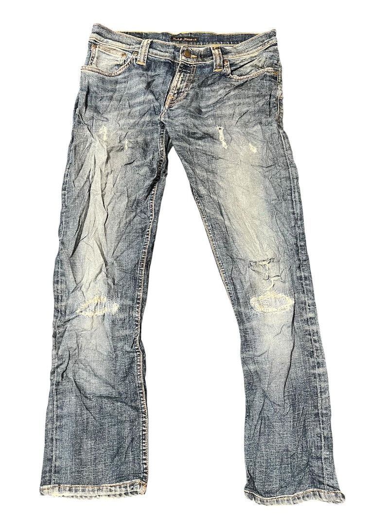 Nudie Jeans Distressed Trashed Avant Garde In Six Nine