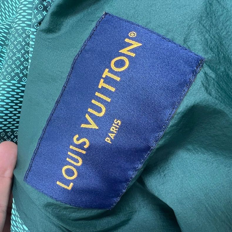 Louis Vuitton Louis Vuitton Green Checkered Hooded Jacket-2506 Size US L / EU 52-54 / 3 - 3 Thumbnail