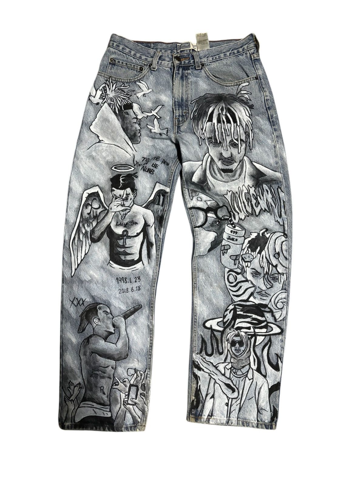 Designer × Vintage Xxxtentacion x juiceqrld pants Size US 32 / EU 48 - 3 Thumbnail