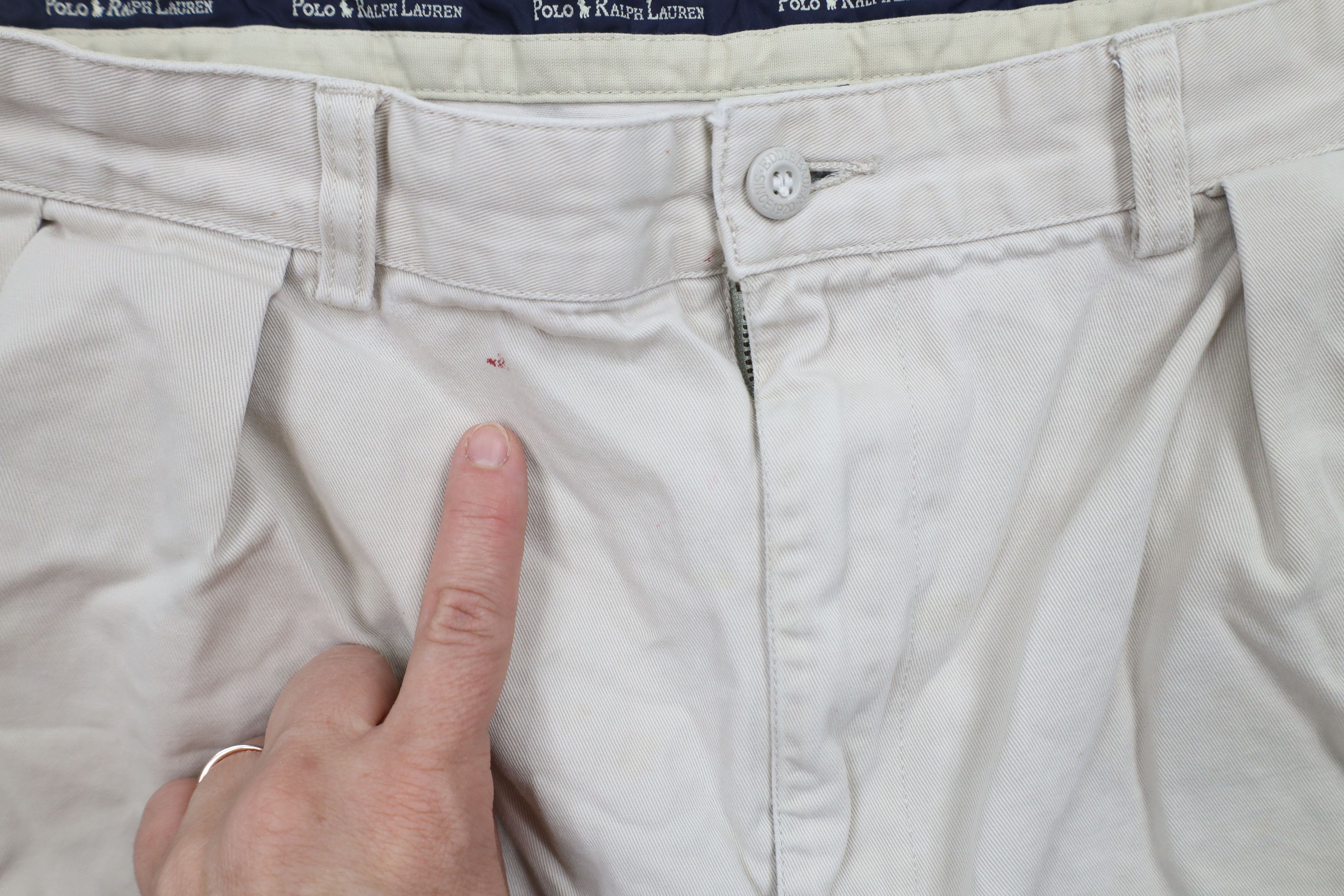 Ralph Lauren × Vintage Vintage 90s Ralph Lauren Pleated Above Knee Chino Shorts Size US 36 / EU 52 - 8 Thumbnail