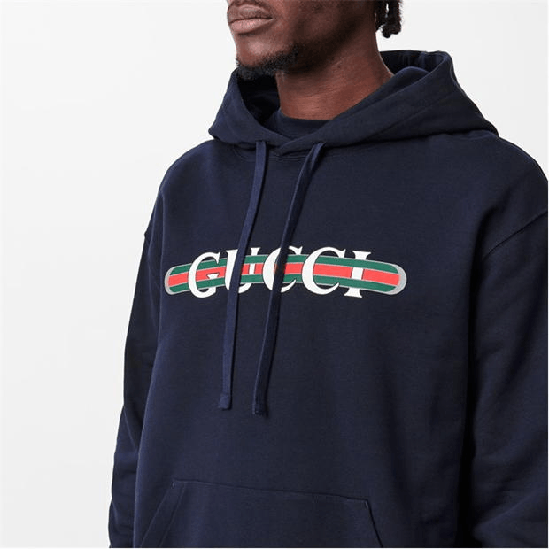 Gucci Printed Cotton Jersey Hooded Sweatshirt Size US L / EU 52-54 / 3 - 5 Thumbnail