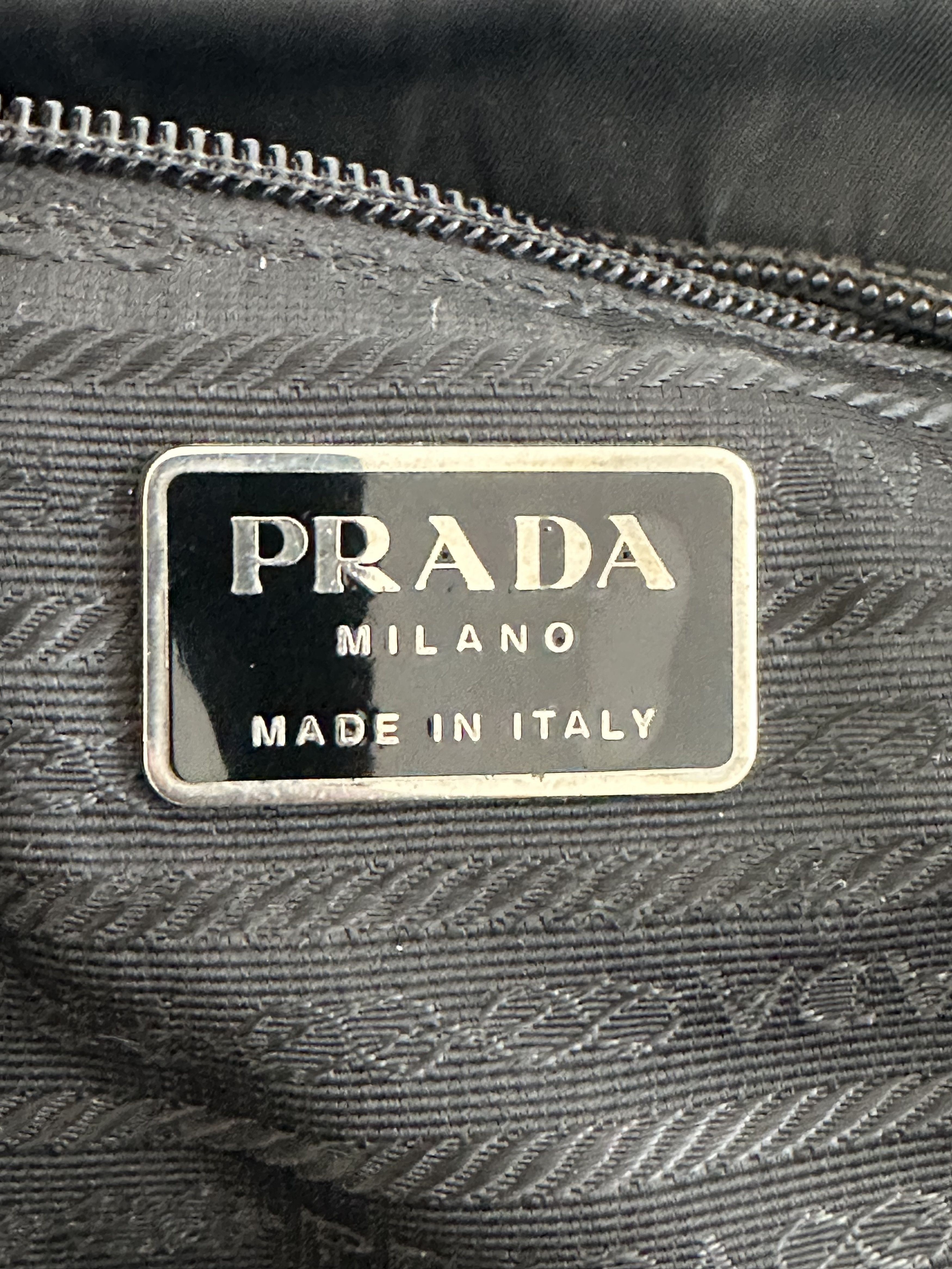 Prada × Vintage Prada Black Nylon Tote Bag Size ONE SIZE - 6 Thumbnail