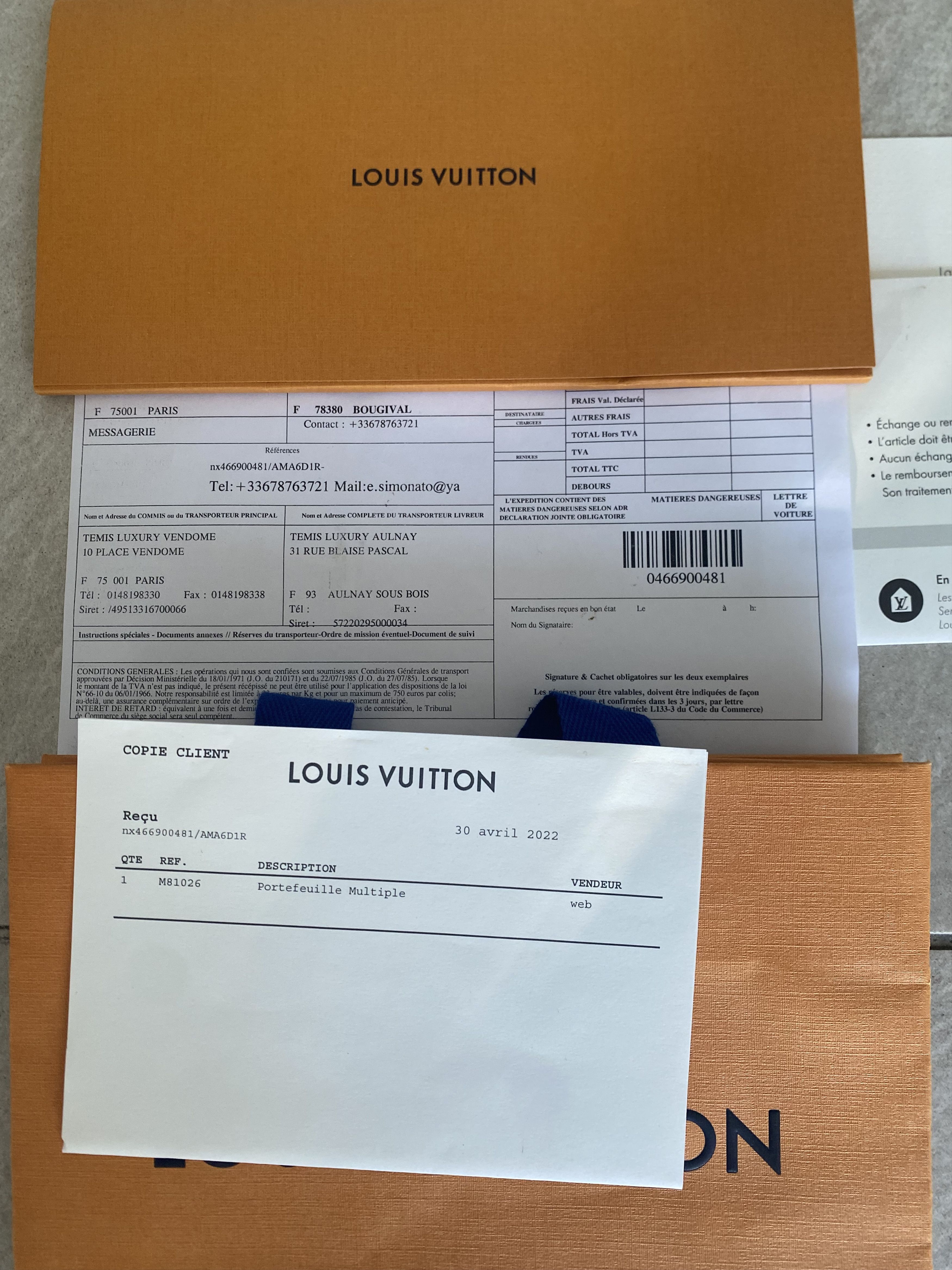 Louis Vuitton Louis Vuitton Multiple Wallet Grey Calf Leather Monogram Size ONE SIZE - 11 Thumbnail