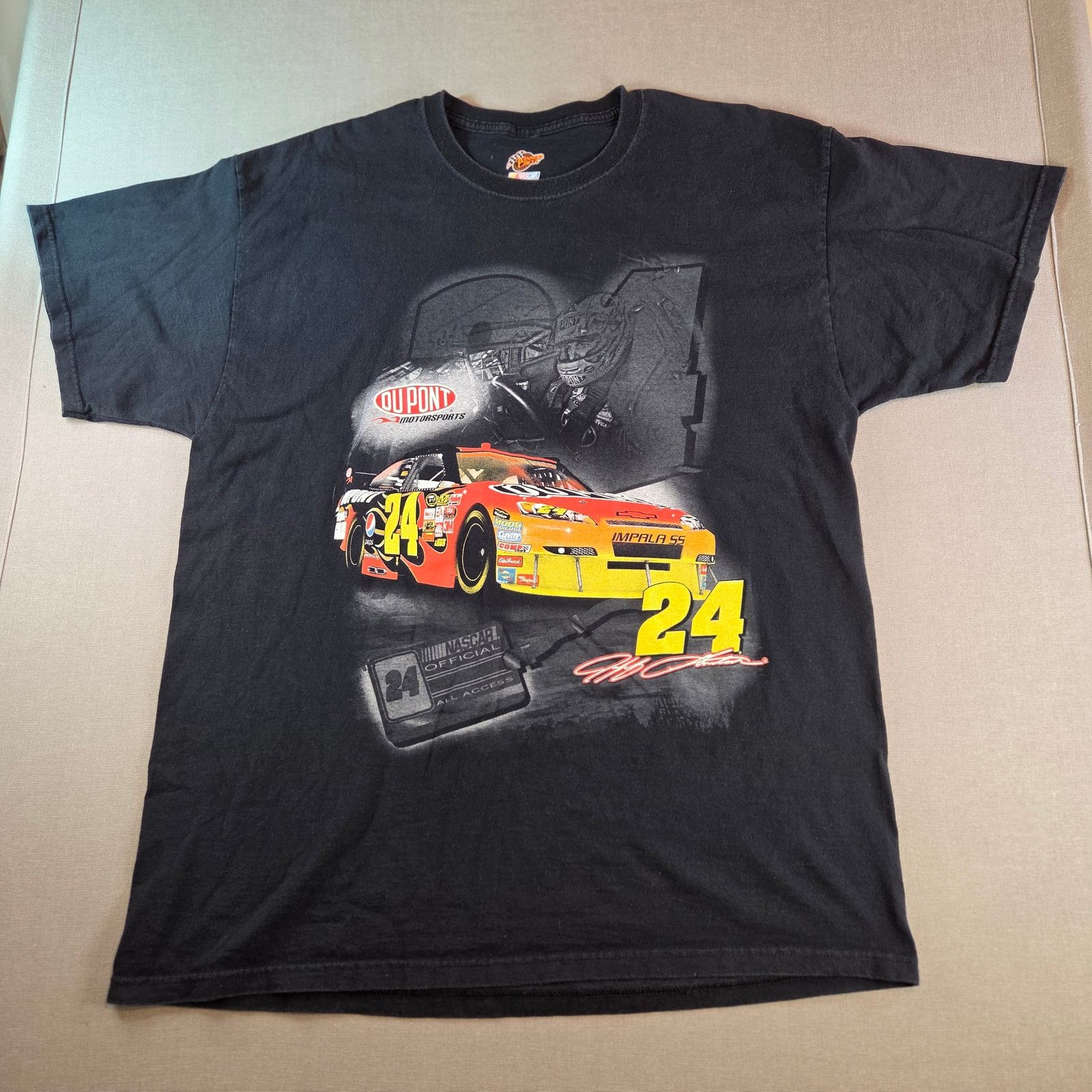 Vintage Jeff Gordon #24 NASCAR DuPont Tee XL Size US XL / EU 56 / 4 - 1 Thumbnail
