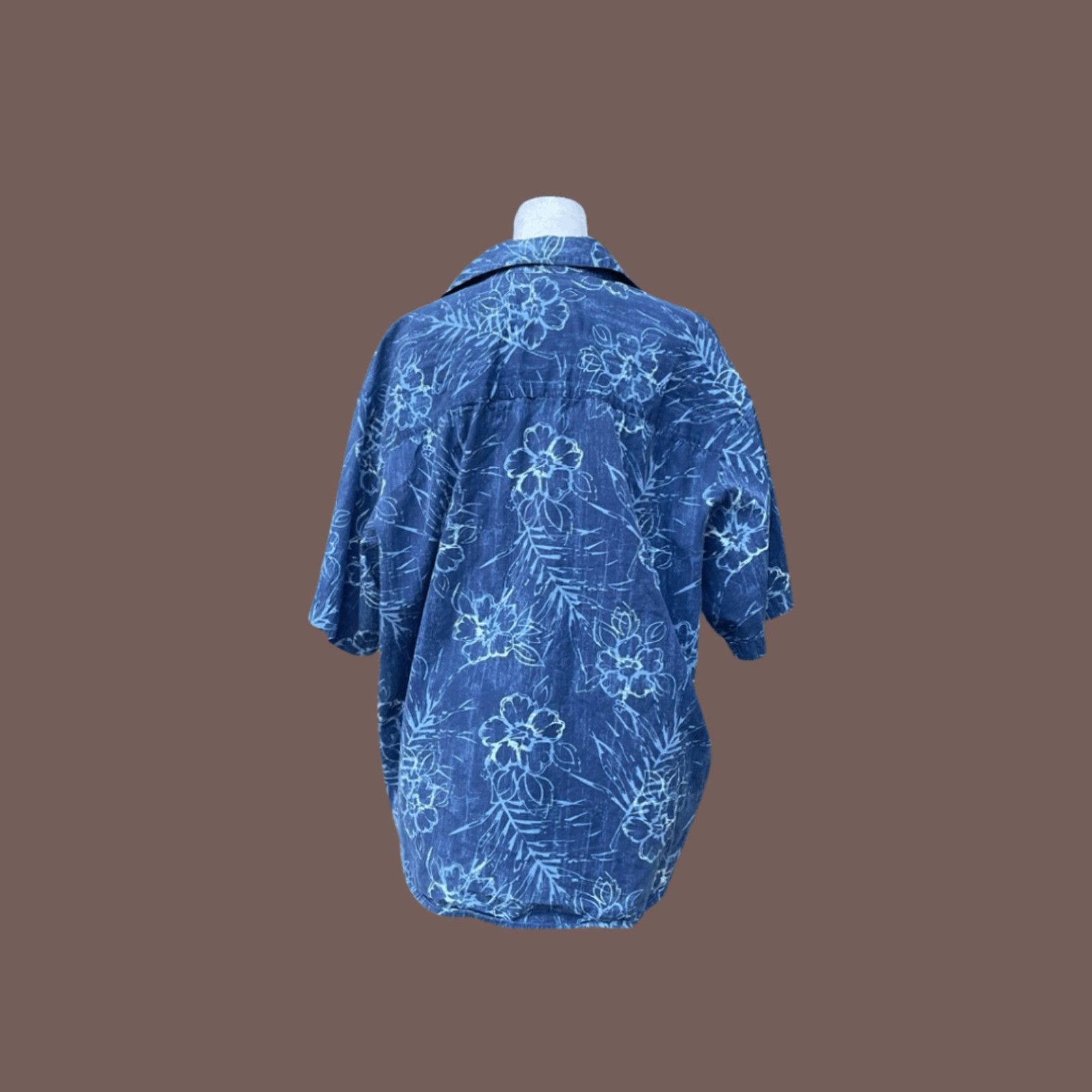 Natural Issue VTG Button Down | Natural Issue Floral Blue | 90s Dadcore Size US L / EU 52-54 / 3 - 2 Thumbnail
