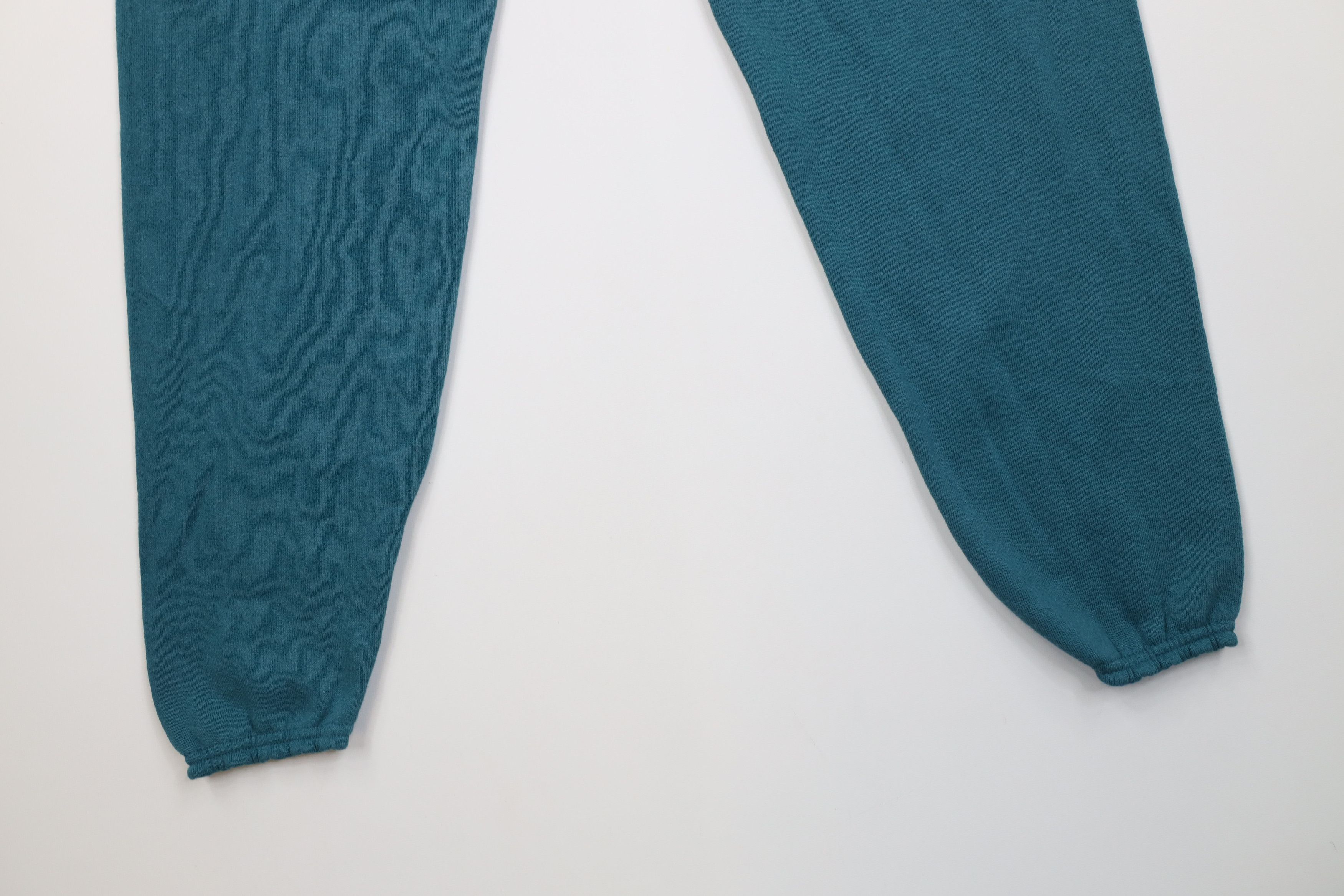 Vintage Deadstock Vintage 90s Streetwear Sweatpants Joggers Teal USA Size US 34 / EU 50 - 4 Thumbnail