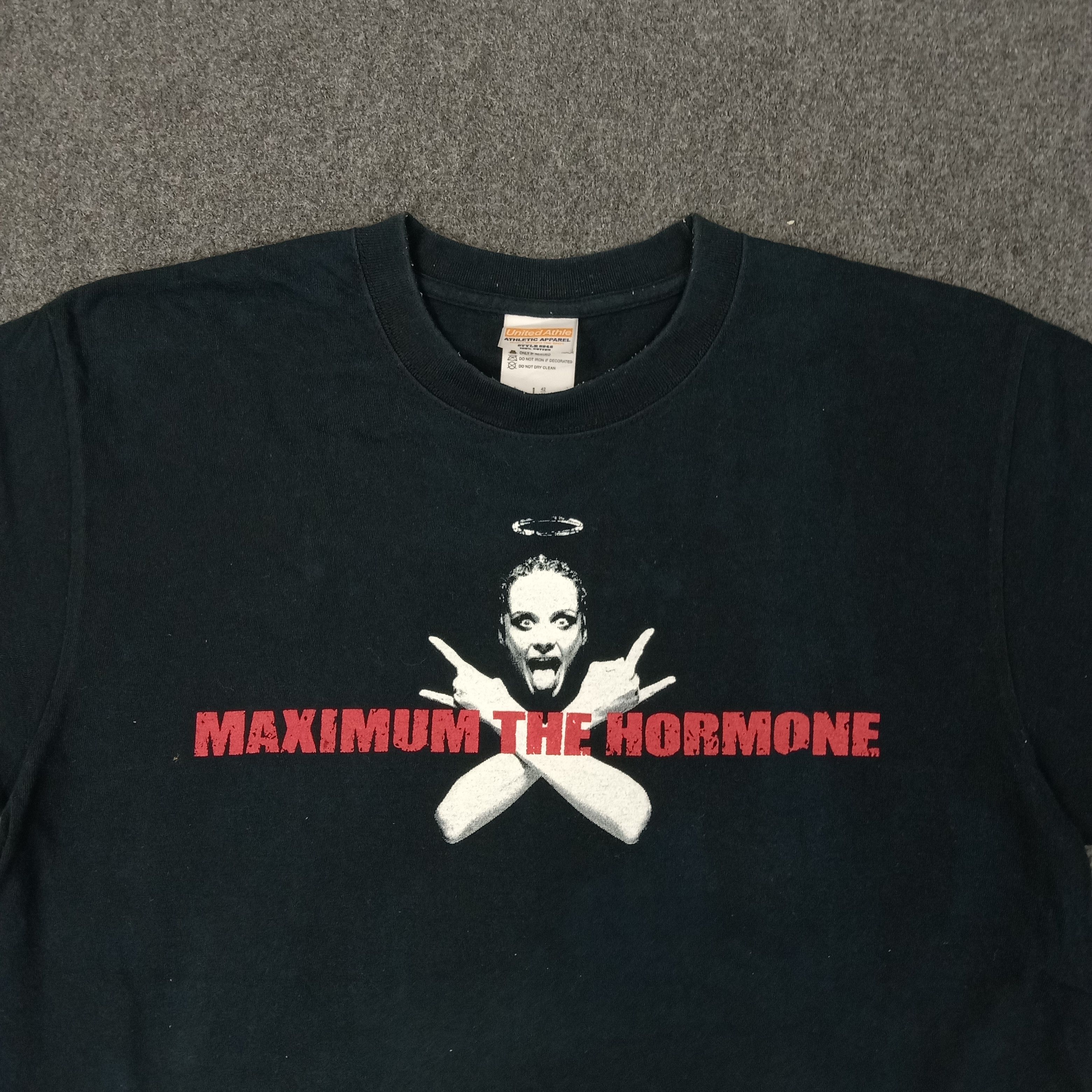 Japanese Brand Maximum The Hormone Japanese Heavy Metal Band Tshirt C249N80 Size US L / EU 52-54 / 3 - 4 Thumbnail