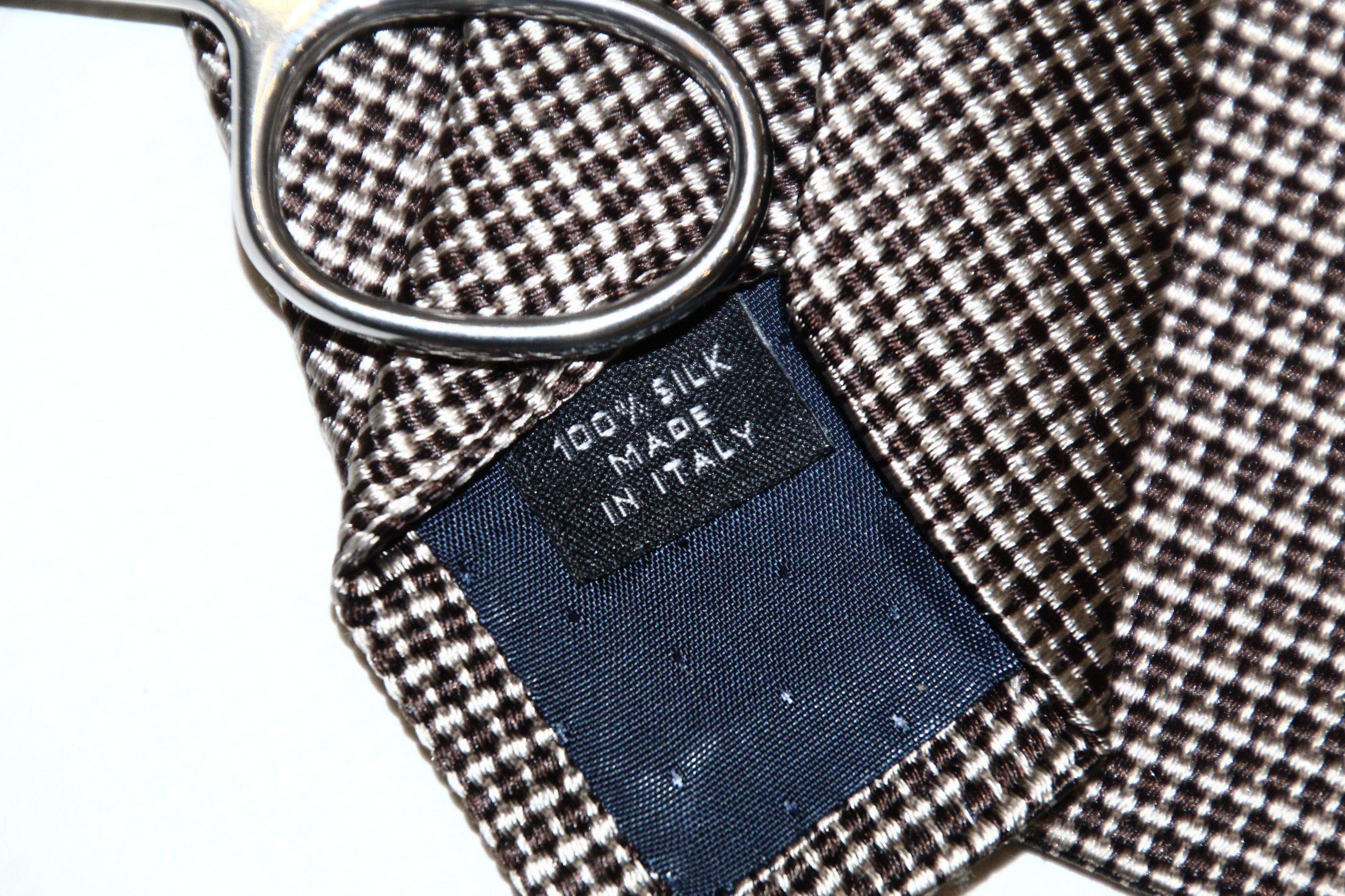 Yves Saint Laurent 💥YSL Rive Gauche By Tom Ford Gold Jacquard Silk TIe Size ONE SIZE - 7 Thumbnail