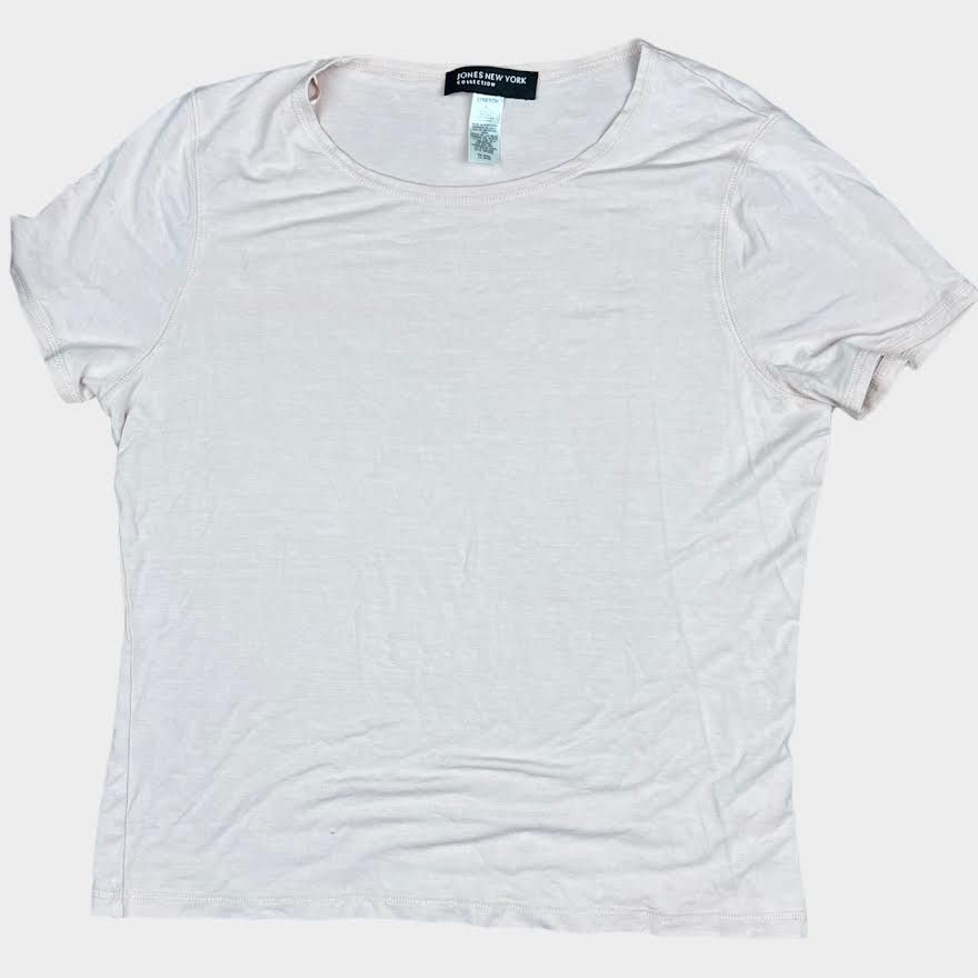 Jones New York Jones New York Collection | Stretch T-Shirt | Large Size L / US 10 / IT 46 - 4 Thumbnail