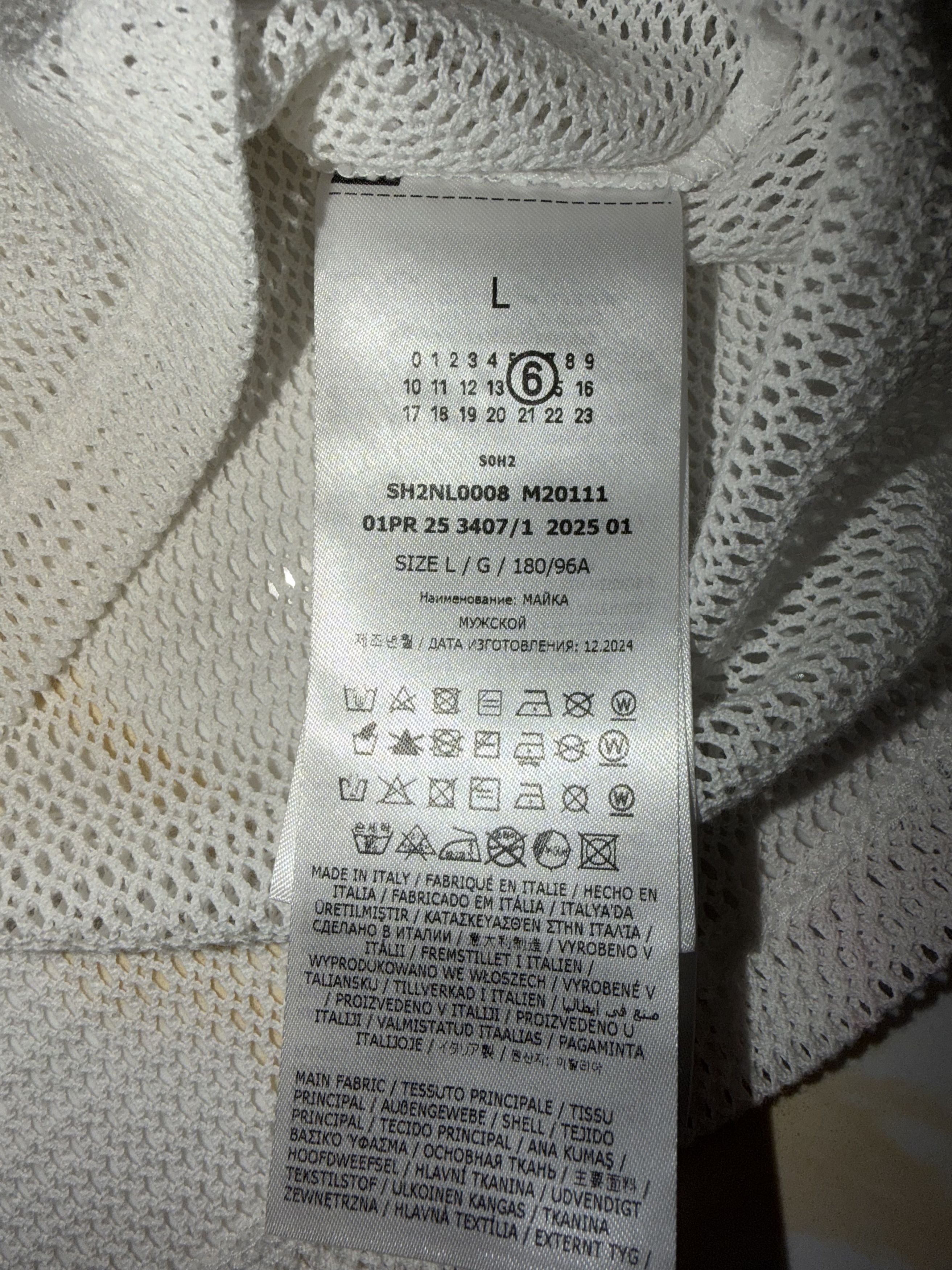 Maison Margiela Margiela Mesh Knit Top! Size US L / EU 52-54 / 3 - 6 Thumbnail