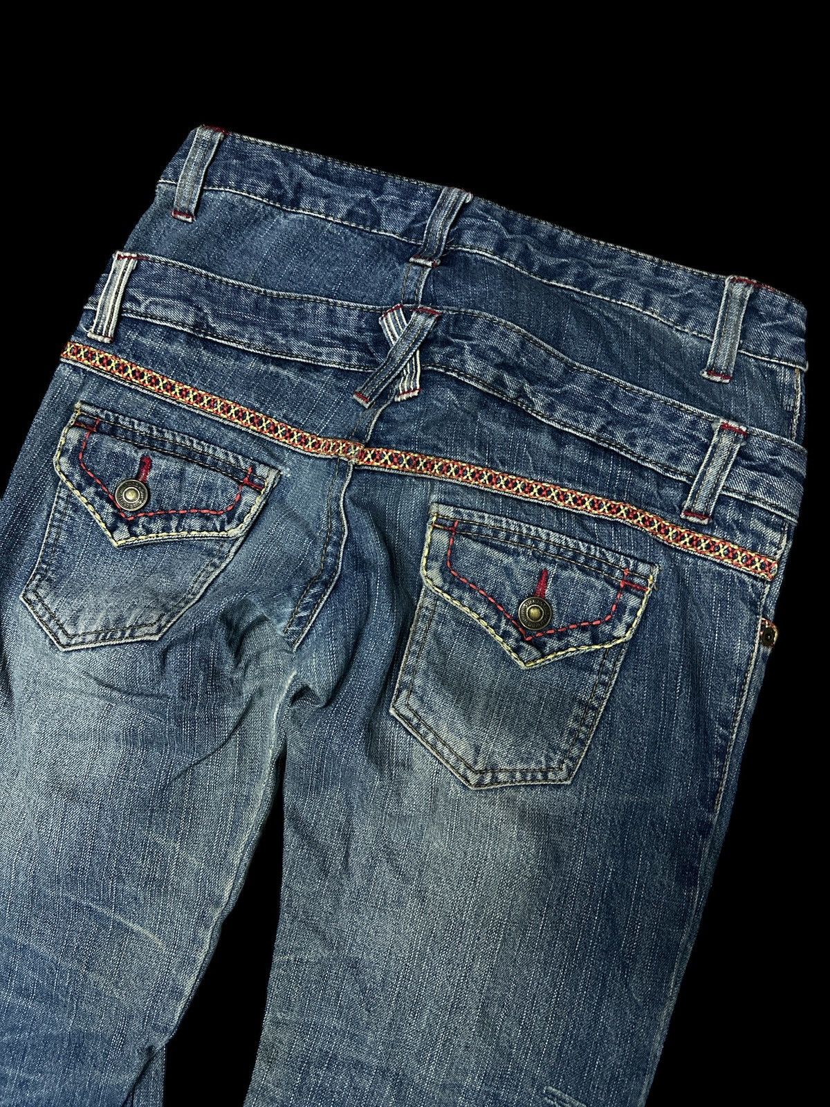 Kapital Double Waist 💥 Straight Legs Light Blue Double Waist 💥 Size US 33 - 4 Thumbnail