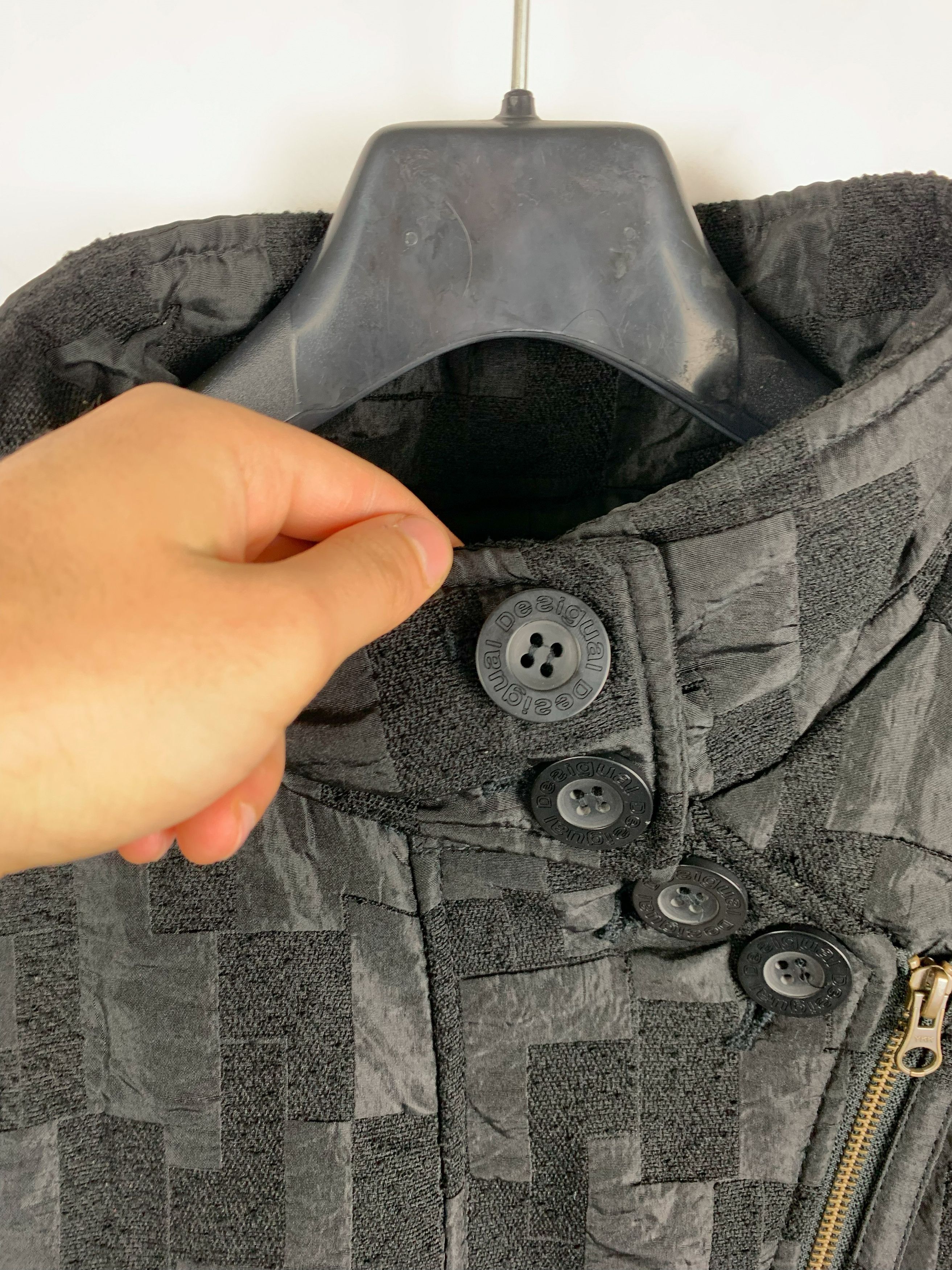 Desigual Desigual Black Zip Coat Jacket Size 40 Size M / US 6-8 / IT 42-44 - 12 Thumbnail