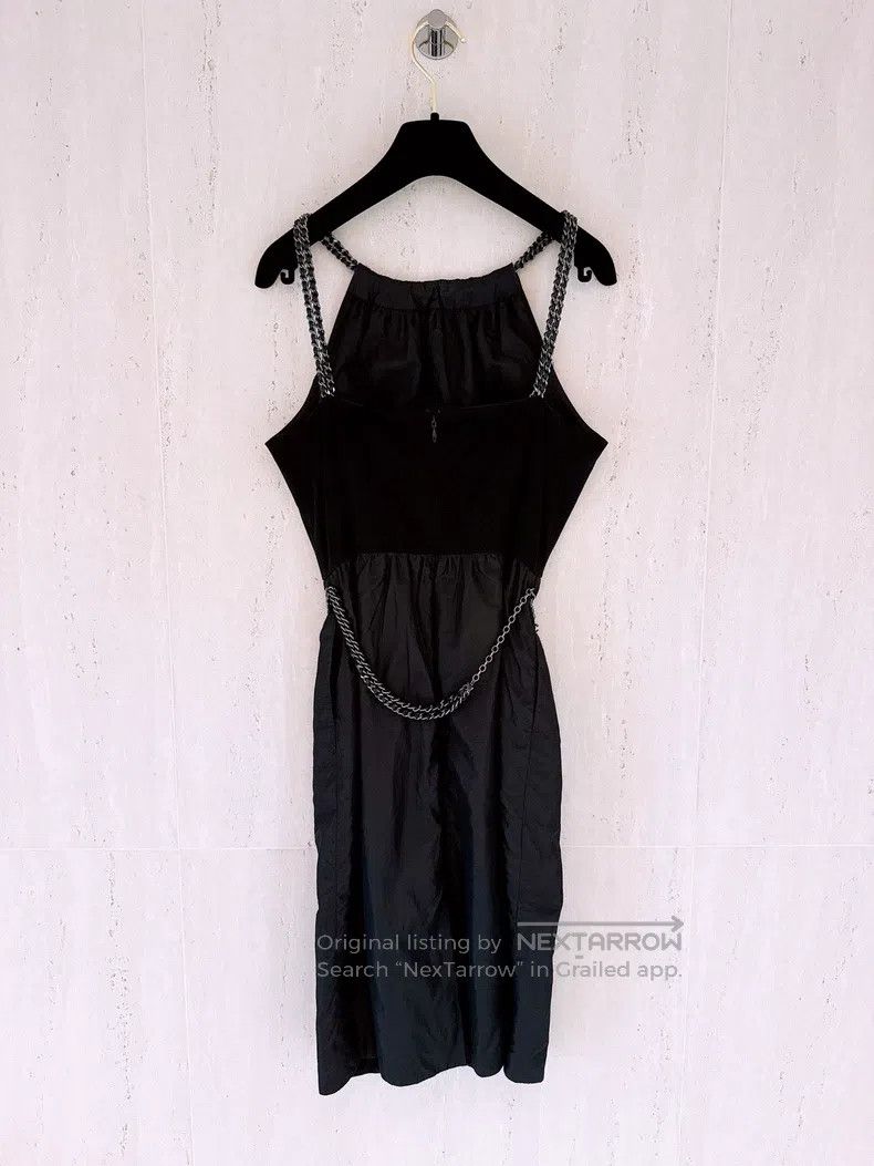 Chanel Chanel Leather-wearing chain stitching dress Size XS / US 0-2 / IT 36-38 - 2 Thumbnail