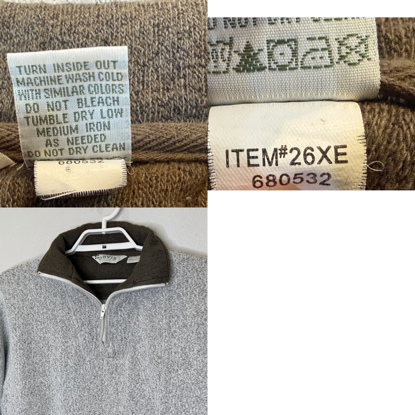 Orvis Orvis Sweater Mens Size M 1/4 Zip Pullover Heather Gray Long Sleeve Preppy Classic Outdoor Cardigan? Size US M / EU 48-50 / 2 - 8 Thumbnail