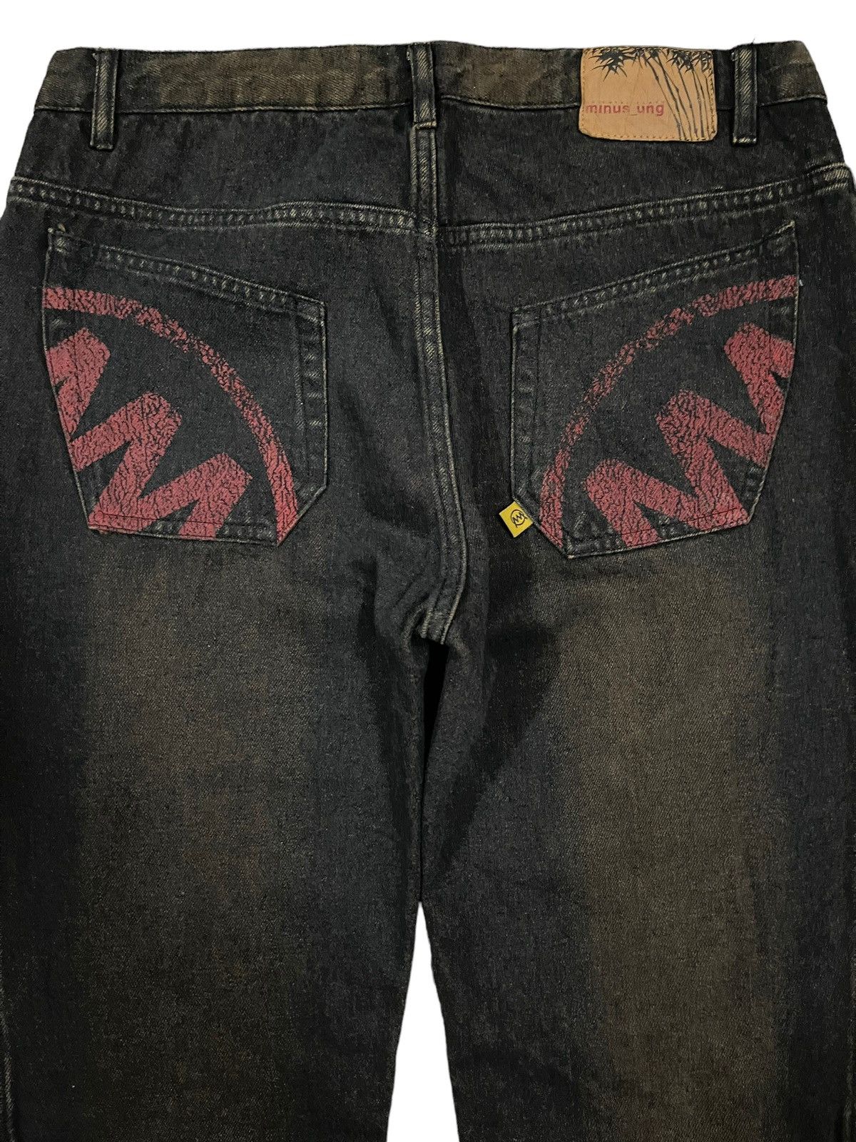 If Six Was Nine Vintage Japanese Brand Faded Wash Style Flare Jeans Size US 31 - 4 Thumbnail