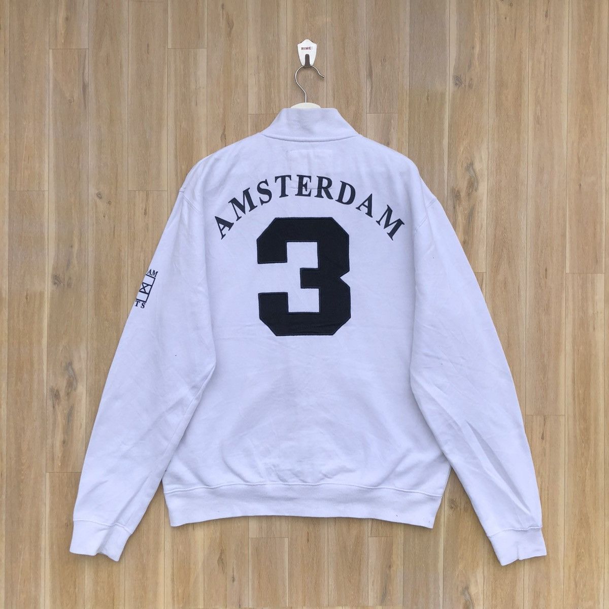 Vintage Vintage Amsterdam Sports Zipper Pullover Sweatshirt Size US L / EU 52-54 / 3 - 5 Thumbnail