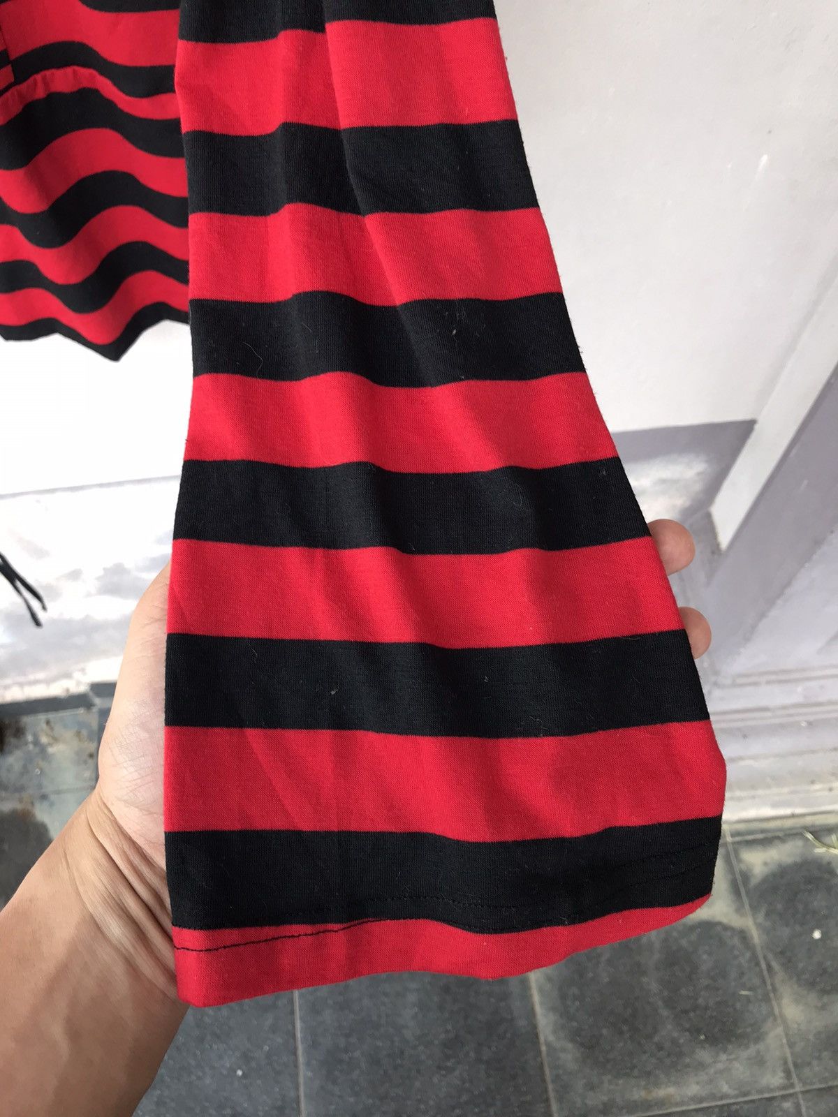 Japanese Brand DRUG HONEY RAVE PUNK SEDITIONARIES STRIPES LONGSLEEVE TEE Size L / US 10 / IT 46 - 5 Thumbnail