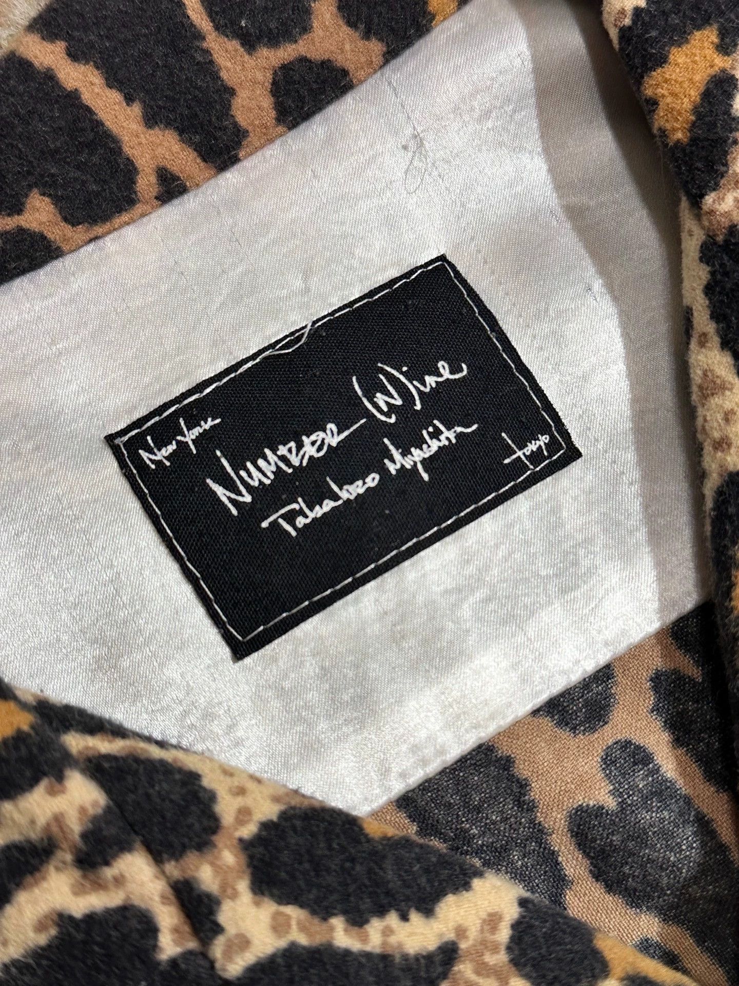 Number (N)ine NNine Touch Me I'm Sick Leopard Tear Heart Jacket 03 Size US L / EU 52-54 / 3 - 3 Thumbnail
