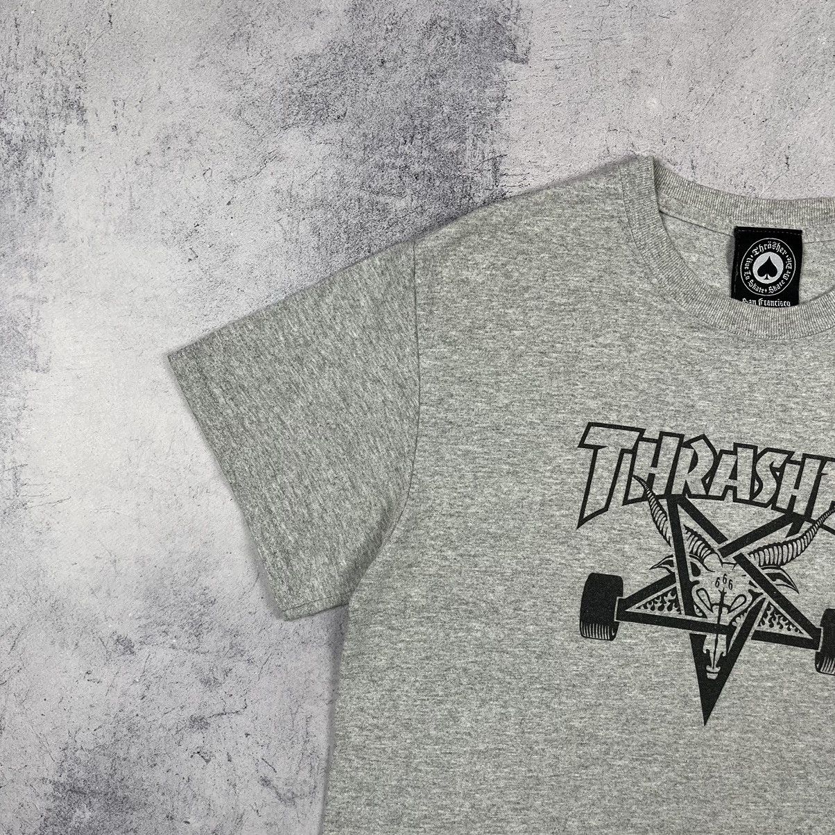 Thrasher Vintage Thrasher Pentagram y2k sk8 big logo tee 90’s Size US S / EU 44-46 / 1 - 6 Thumbnail