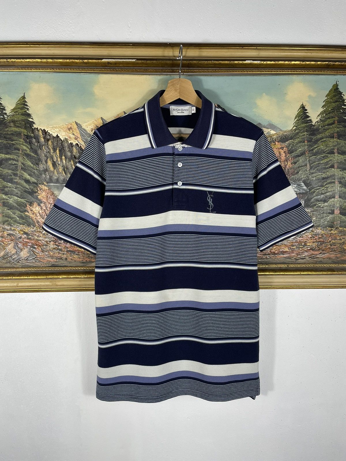 Vintage Ysl Pour Homme Yves Saint Laurent Mens Vintage Yves Saint Laurent Polos Luxury T shirt ysl Grailed