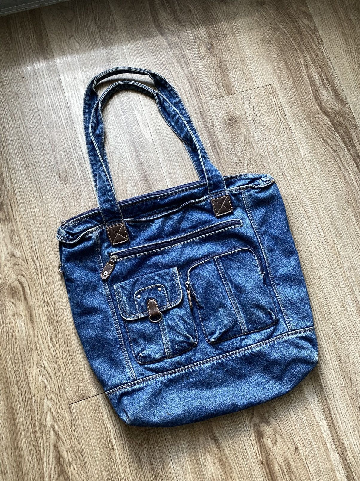 Vintage Y2K Cargo Zip Tote Bag Size ONE SIZE - 2 Thumbnail