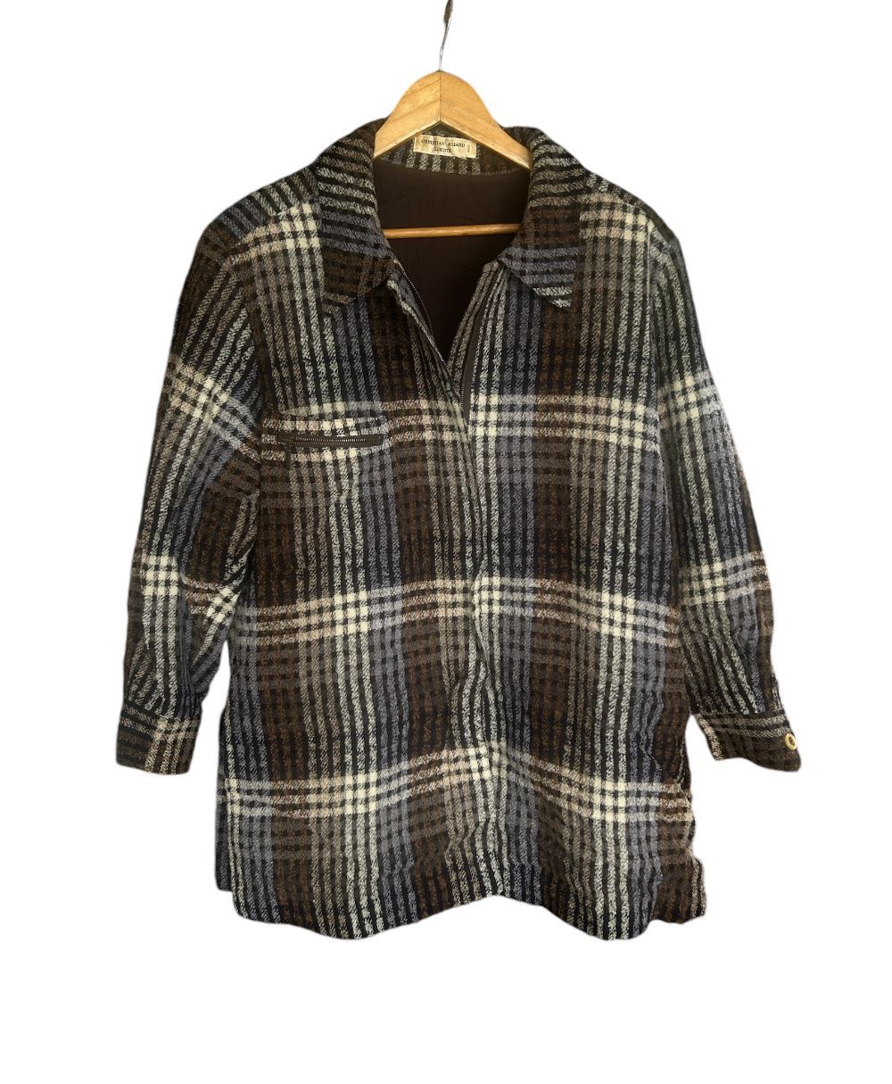Japanese Brand × Vintage Vintage Christian Aujard Button Ups Wool Size XL / US 12-14 / IT 48-50 - 1 Thumbnail