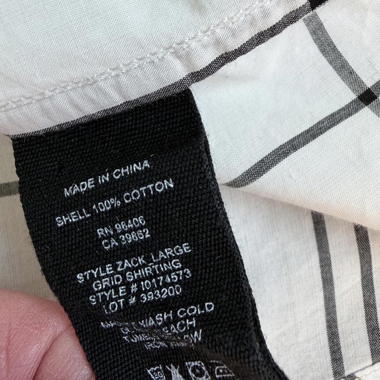 Theory Theory Button-Up Shirt | Black Check Print Size M Size US M / EU 48-50 / 2 - 7 Thumbnail