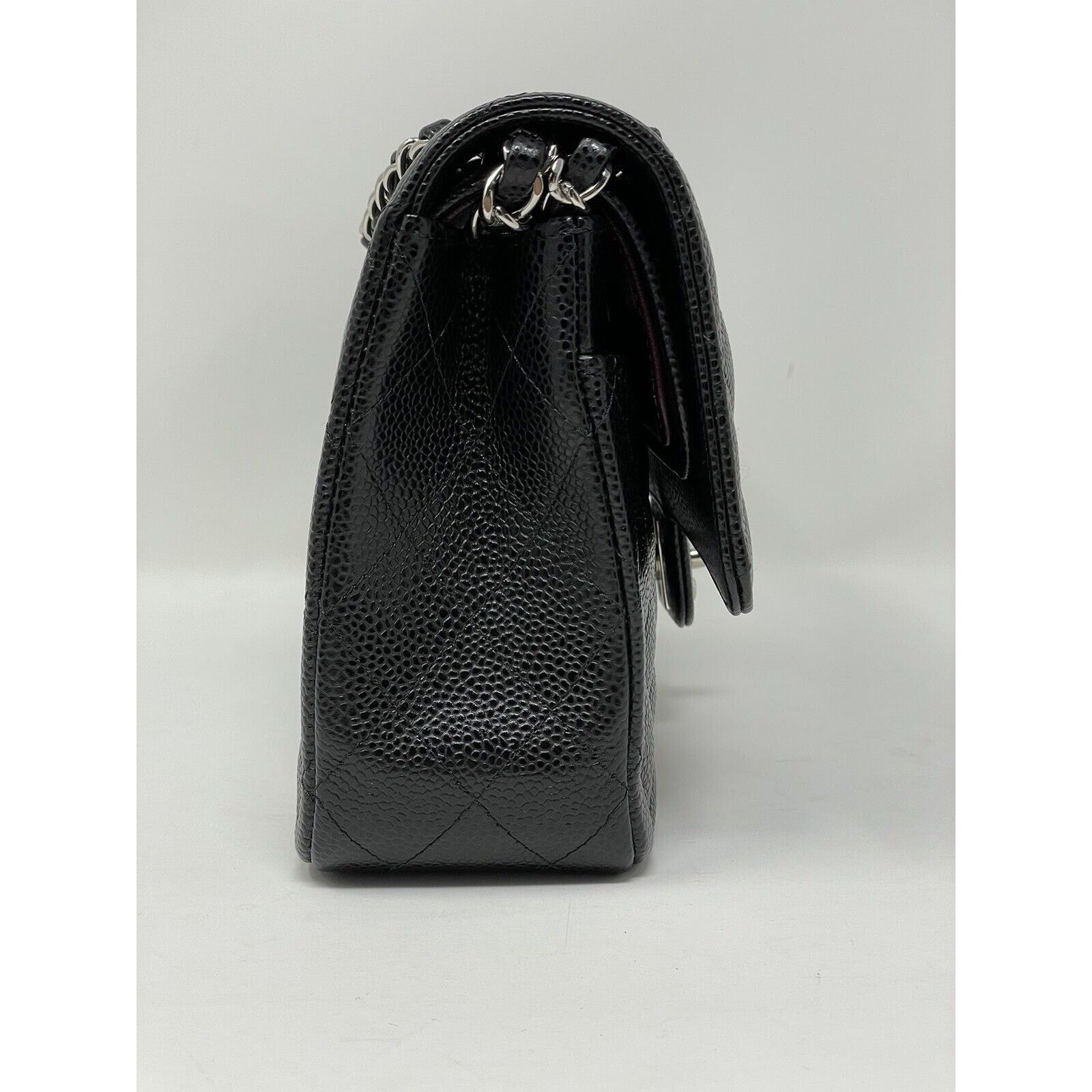 Chanel Chanel Classic Double Flap Medium Caviar SHW UNUSED Size ONE SIZE - 3 Thumbnail