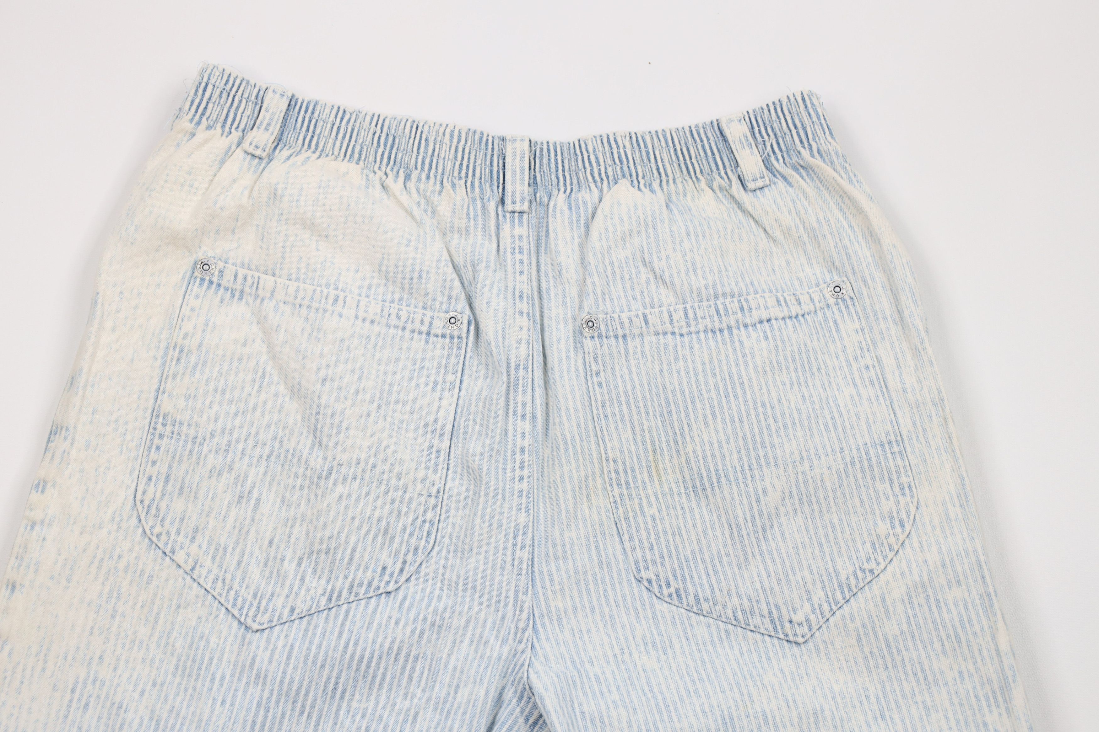Vintage Vintage 70s Streetwear Striped Denim Jeans Blue USA Size 28" / US 6 / IT 42 - 9 Thumbnail