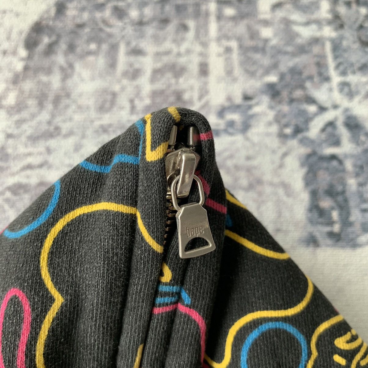 Bape Neon Camo Full Zip Hoodie Size S / US 4 / IT 40 - 3 Thumbnail