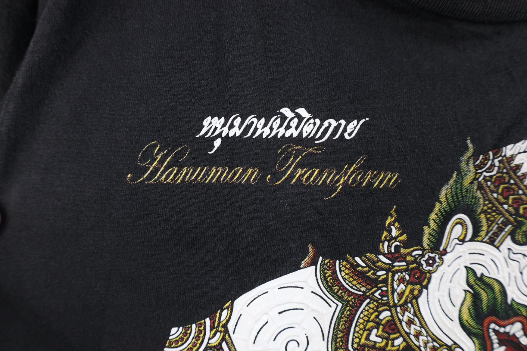Vintage Vintage Streetwear Hanuman Transform Thailand T-Shirt Black Size US M / EU 48-50 / 2 - 4 Thumbnail