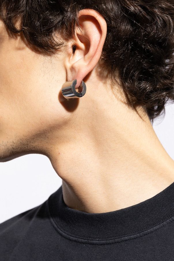 Balenciaga o1s1rm0825 Size: OS / Unisex Garage Earrings in Silver Size ONE SIZE - 3 Thumbnail