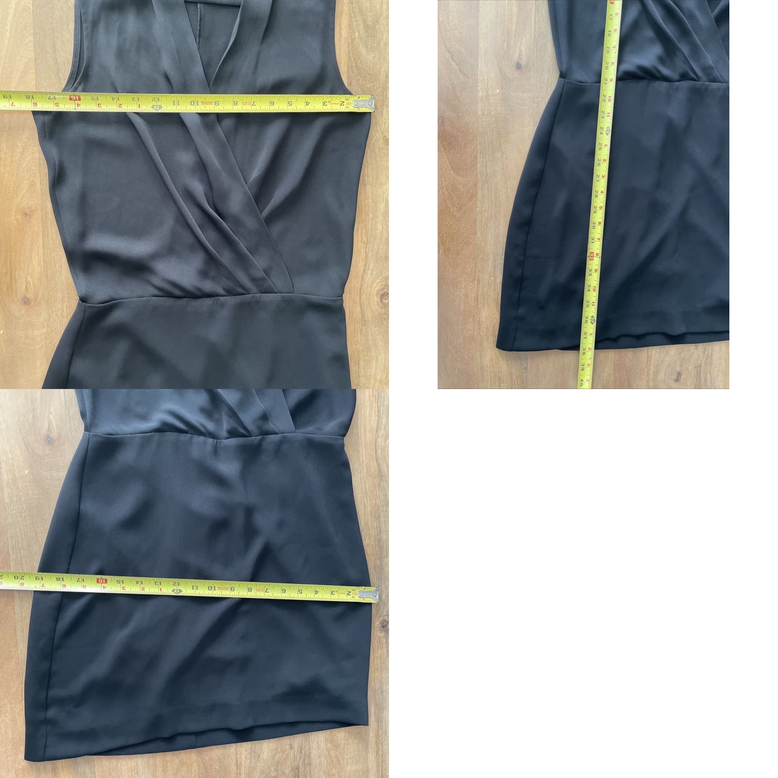 Aritzia Aritzia Babaton Dress Women's Midi Sleeveless V-Neck Black Sheath A-Line Size 4 Size S / US 4 / IT 40 - 8 Thumbnail