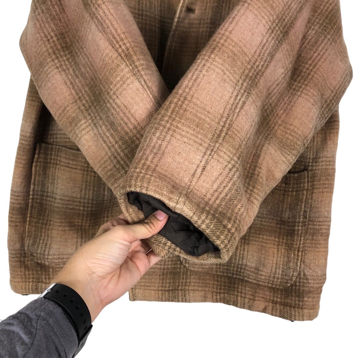 Japanese Brand Vintage Work Chore Jacket Uniqlo Issey Miyake Tartan Design Size US M / EU 48-50 / 2 - 15 Thumbnail