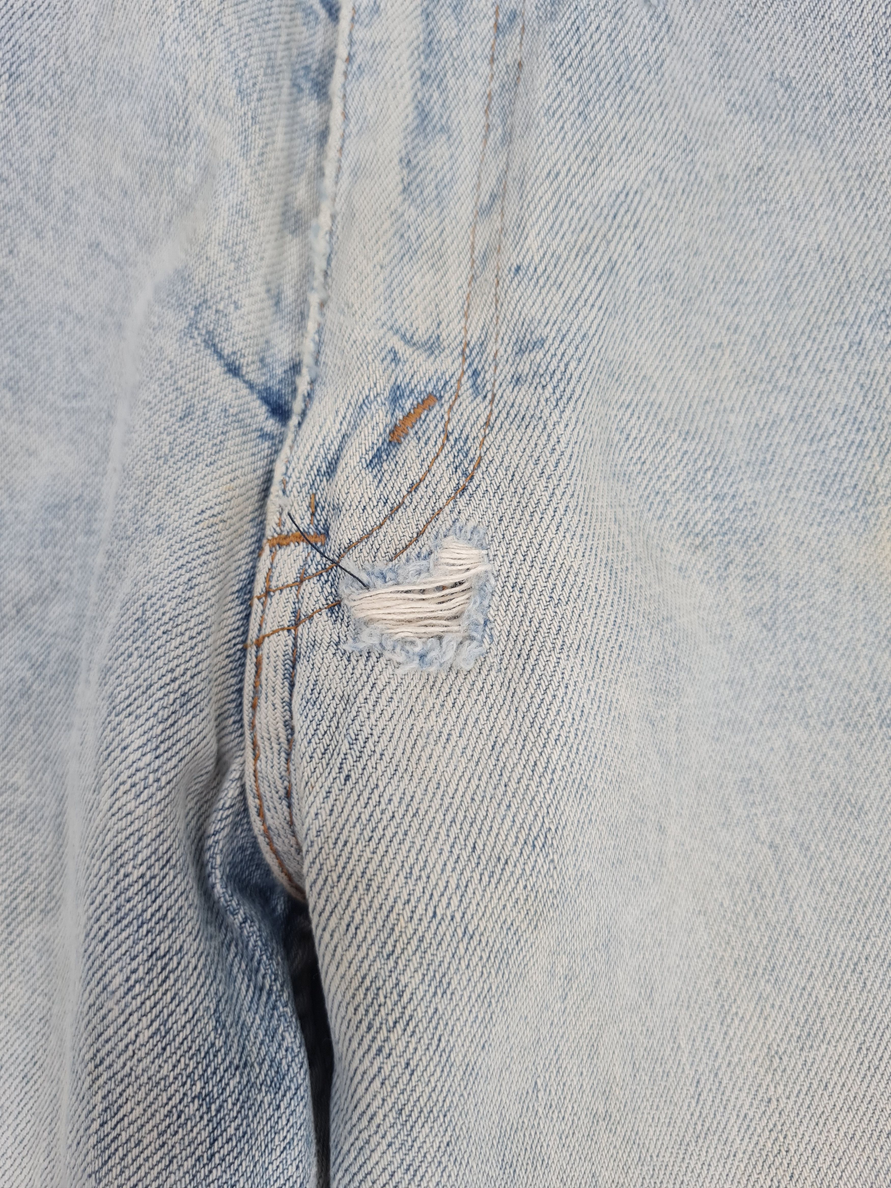 Levi's Vintage Clothing Vtg LEVIS 603 Slim Cut Light Blue Jeans L0368 Size 29X28 Size US 33 - 5 Thumbnail