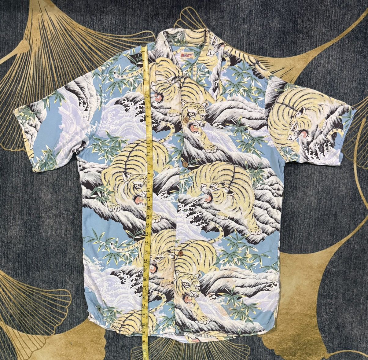 Sun Surf Sun Surf Rayon Vintage Crepe Fighting Tiger Hawaiian Size US L / EU 52-54 / 3 - 5 Thumbnail