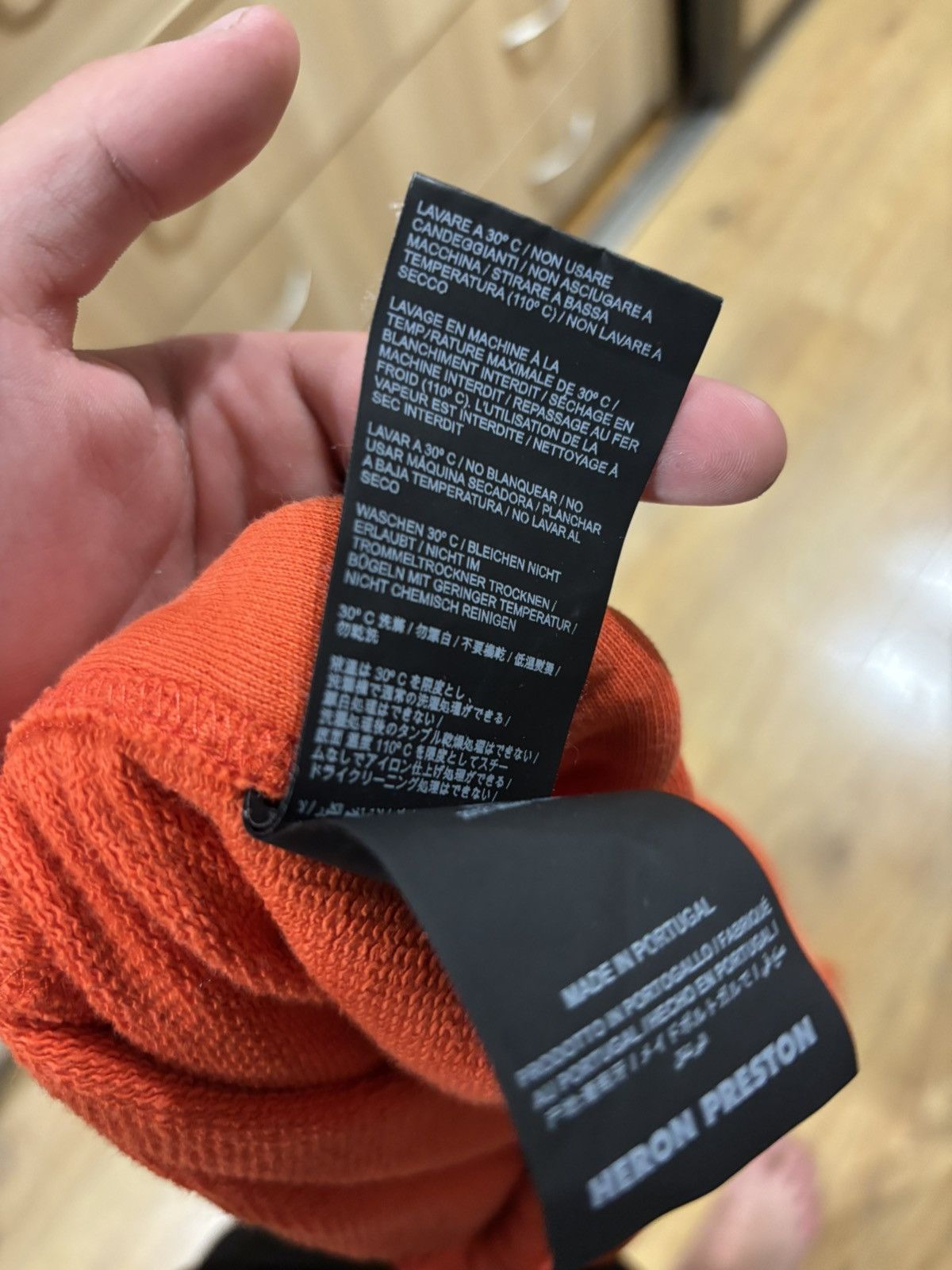 Heron Preston Heron Preston Orange "Стиль" Sweatpants Size US 32 / EU 48 - 6 Thumbnail