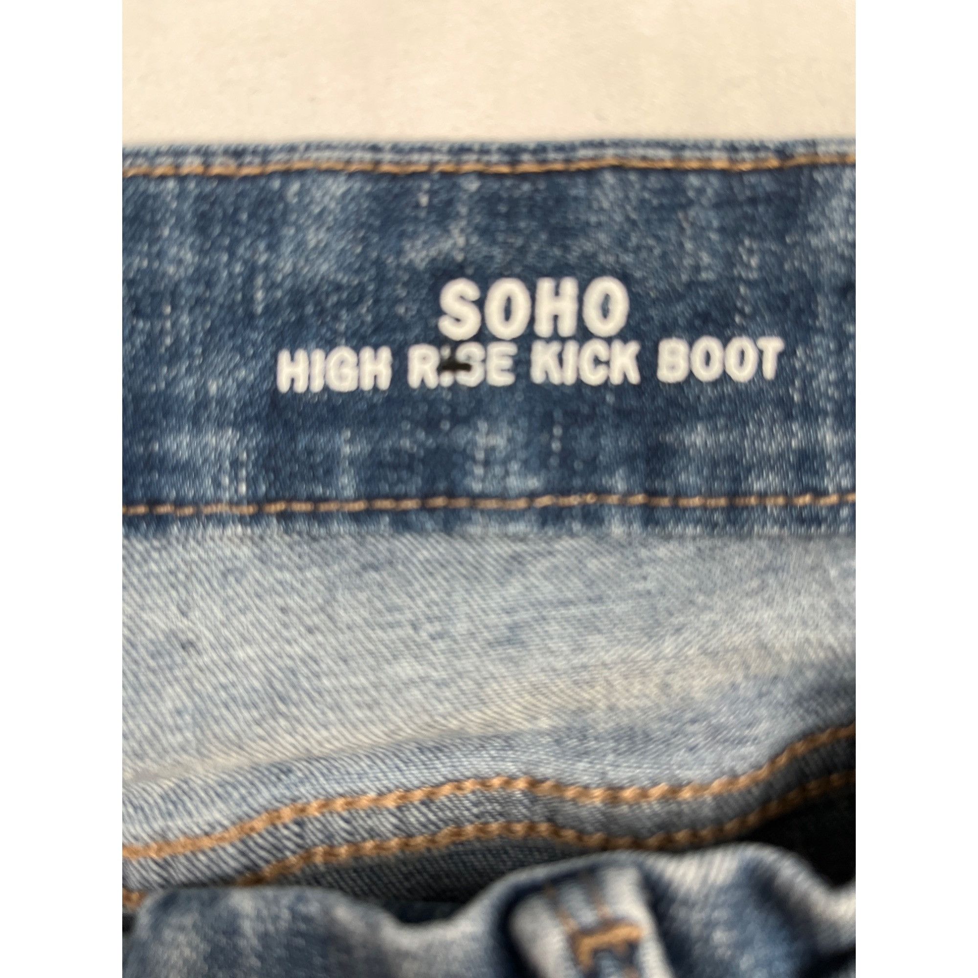 Nicole Miller Nicole Miller Women' Blue Jeans High Rise Boot Size 8 (30x26 Size 30" / US 8 / IT 44 - 6 Thumbnail